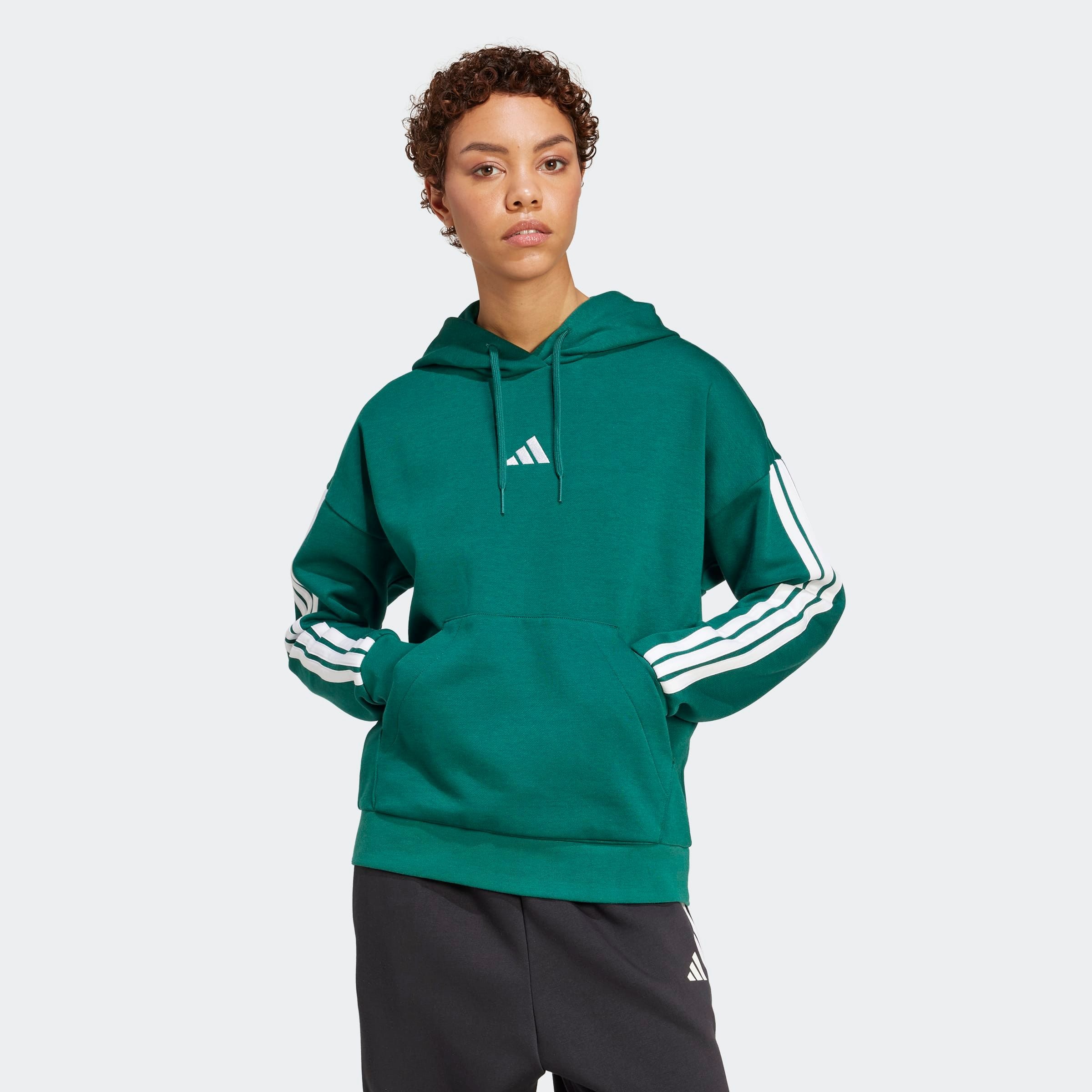 adidas Sportswear Kapuzensweatshirt "W 3S FL HD" günstig online kaufen