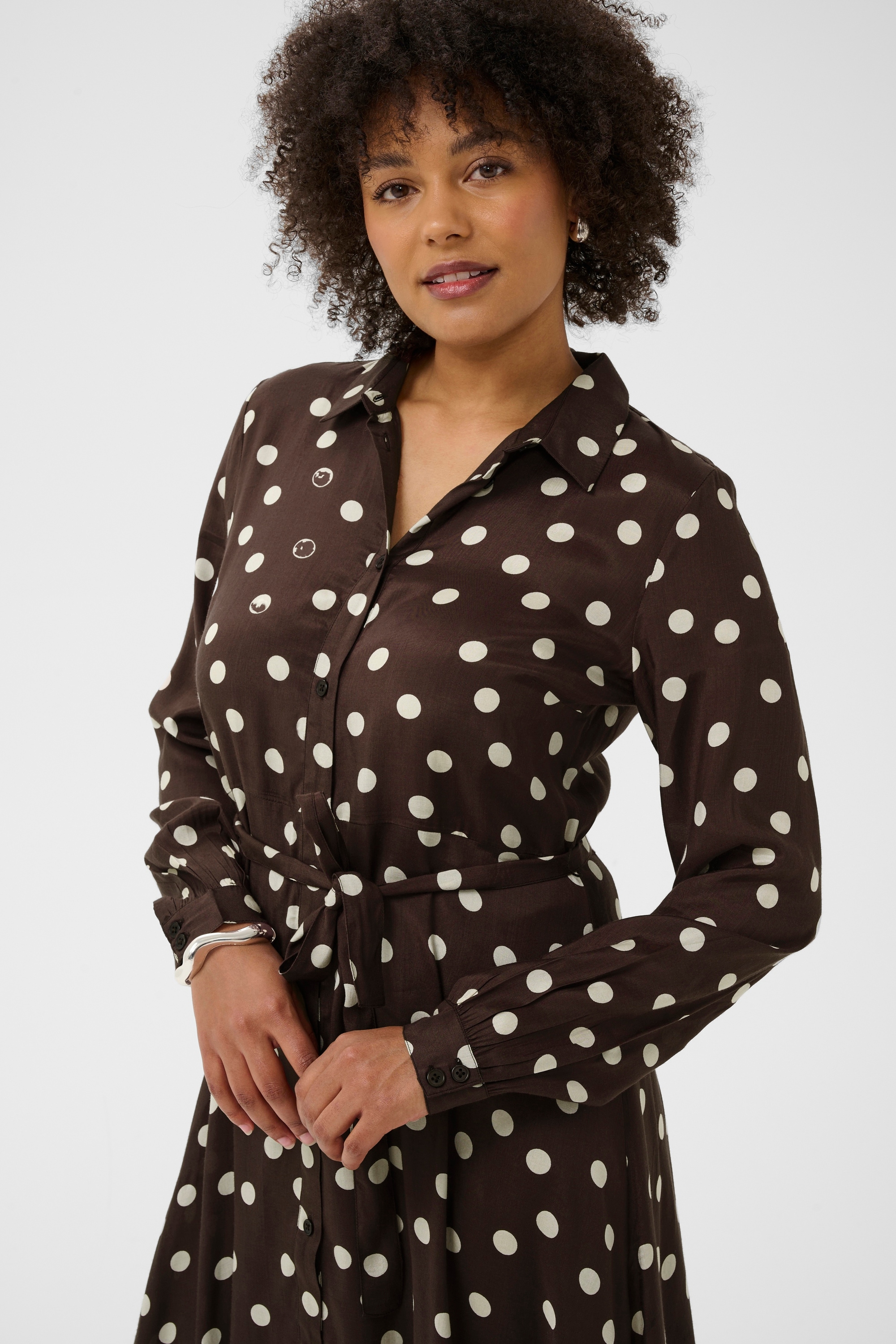 KAFFE Midikleid »Damen Kleid KAoline«