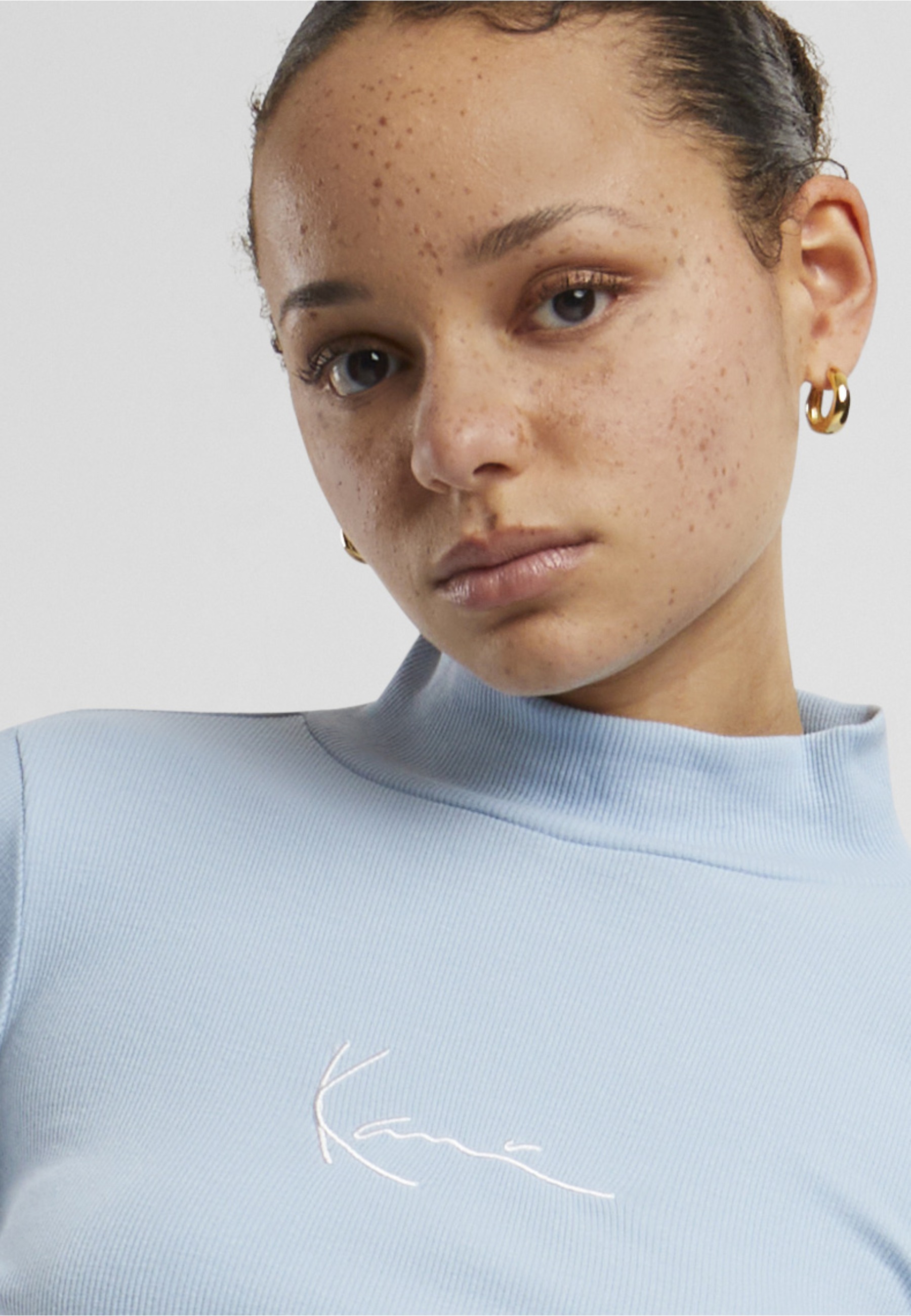 Karl Kani Longsleeve »Karl Kani Damen KW213-063-1 Small Signature Rip Turtle Neck« 1 Stk.