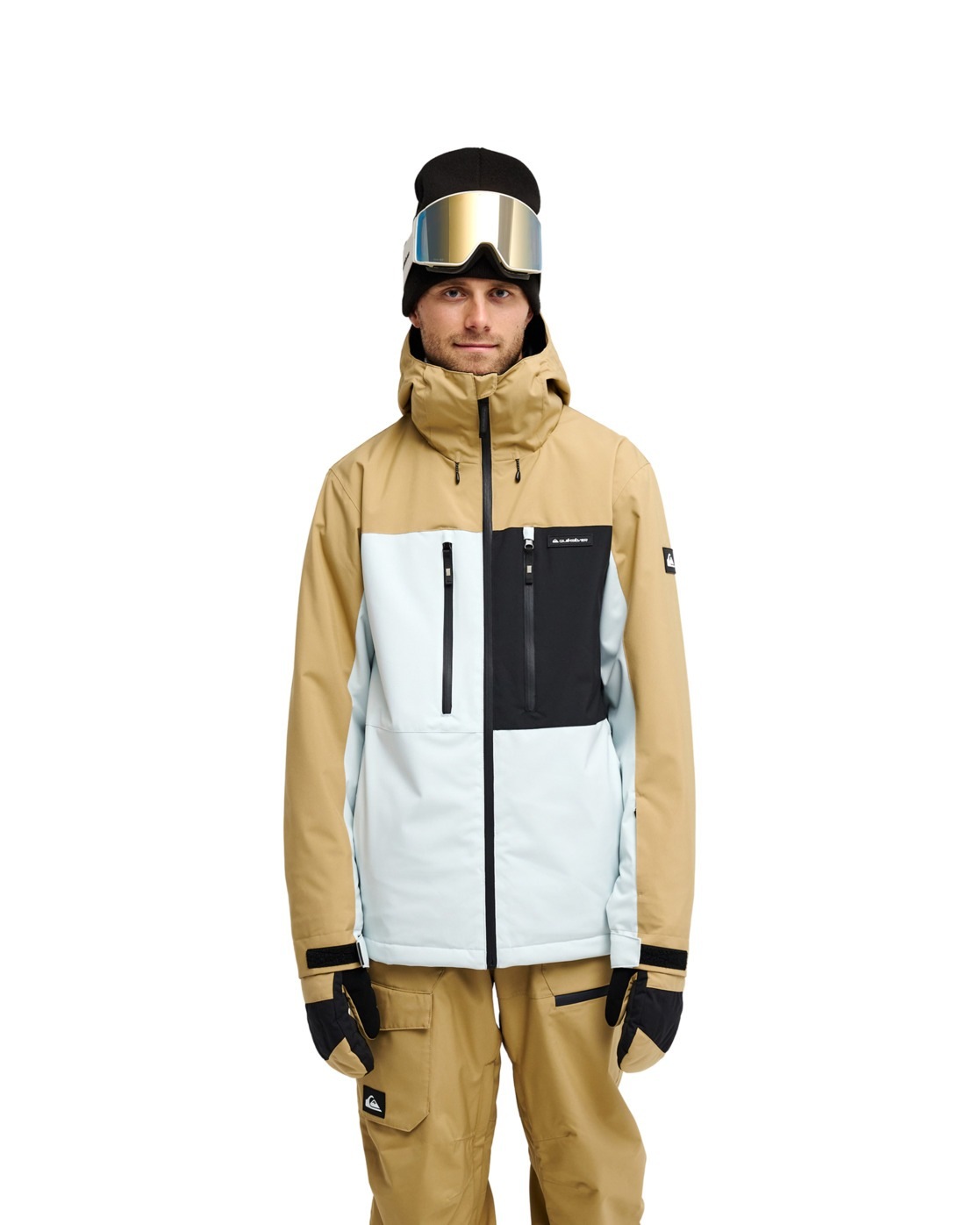 QUIKSILVER Herren Snowboardjacke "Sycamore 20K", beige, Gr. XXL, Obermaterial: 100% Polyester., Jacken