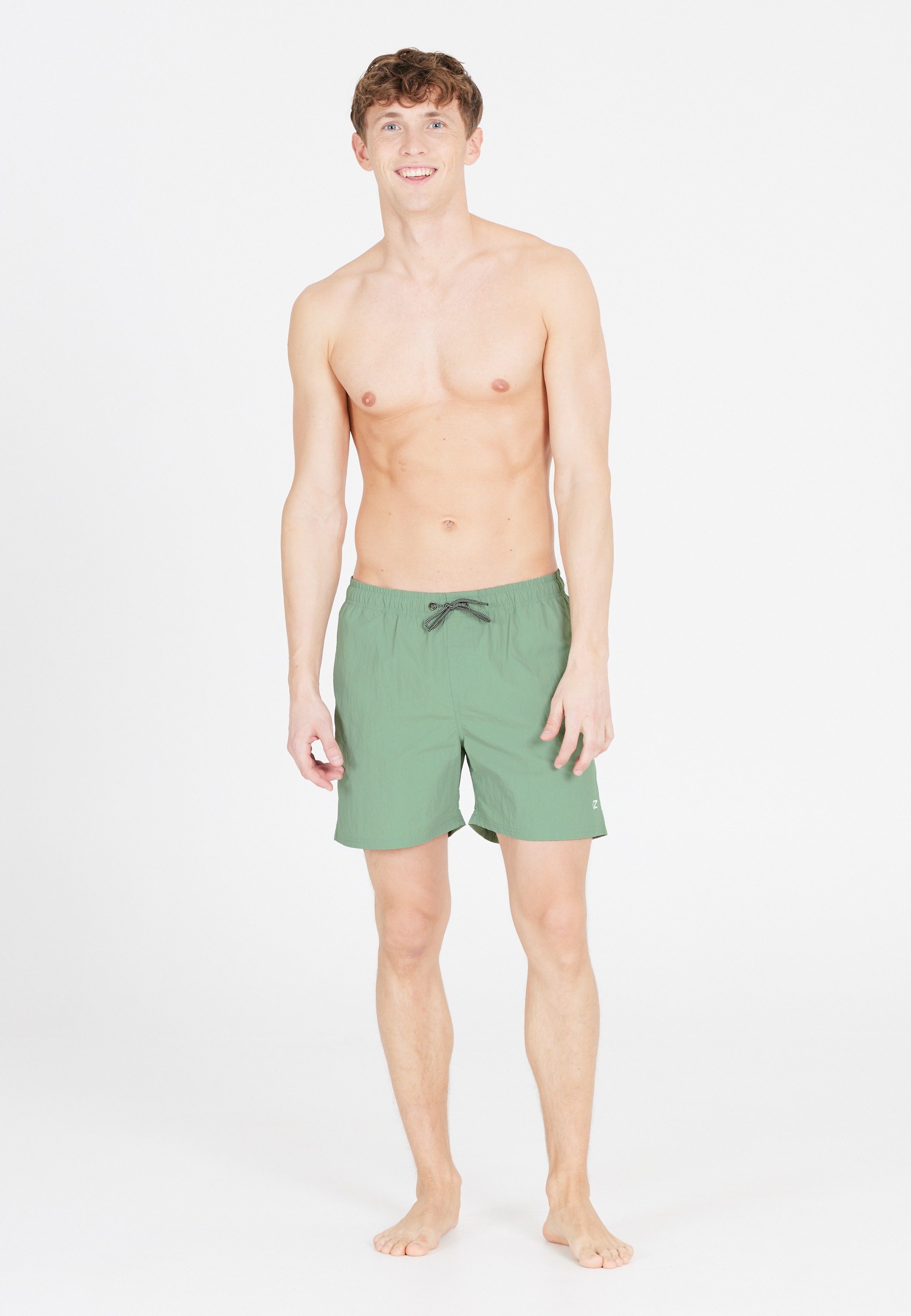 Badehose CRUZ "Eyemouth", Herren, Gr. XL, US-Größen, grün (dunkelgrün), Polyamid, unifarben, Badehosen Badehose, mit atmungsaktiver Eigenschaft 2