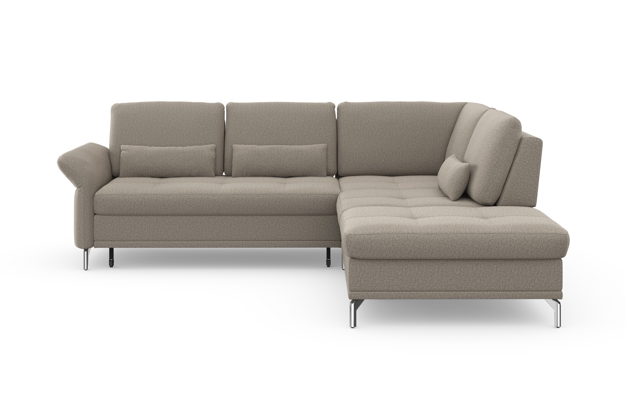 Home affaire Ecksofa "Palm Beach L-Form" Federkern, mit Sitztiefenverstellu günstig online kaufen