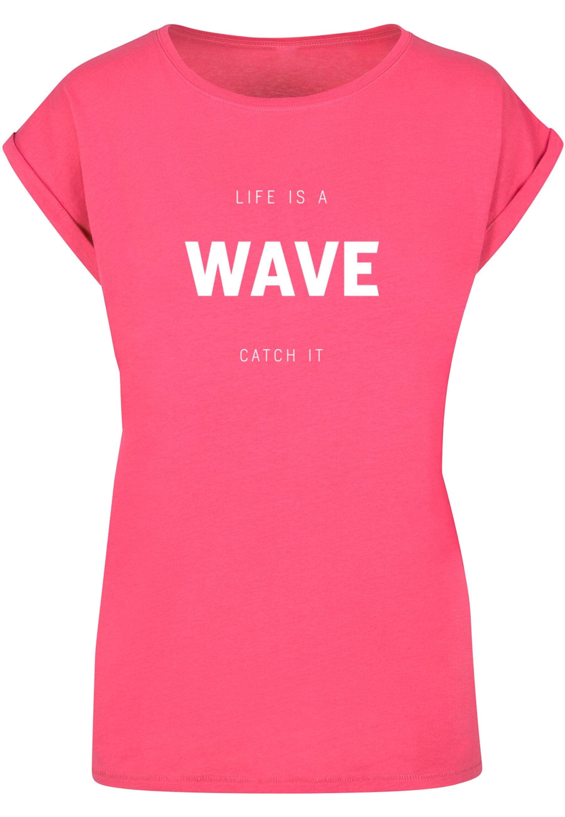 Merchcode T-Shirt "Merchcode Damen Ladies Summer - Life is a wave T-Shirt" günstig online kaufen