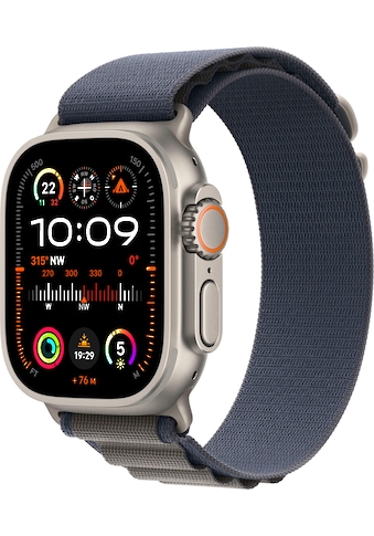 Smartwatch »Watch Ultra 2 GPS 49 mm + Cellular Titanium L«, (Watch OS 10)