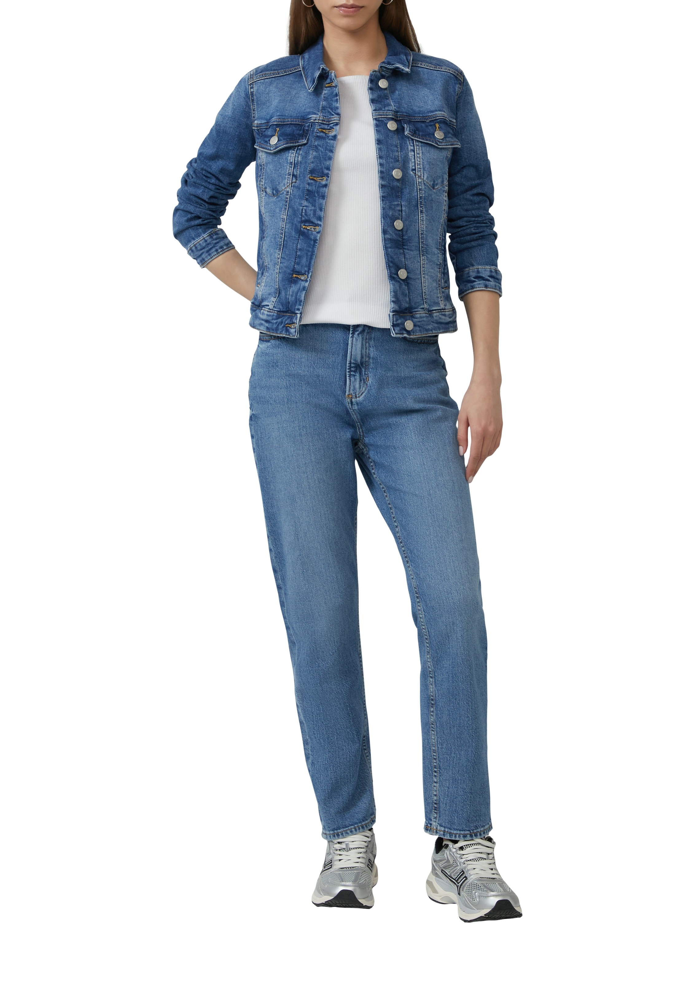 QS Jeansjacke, ohne Kapuze, mit Stretch