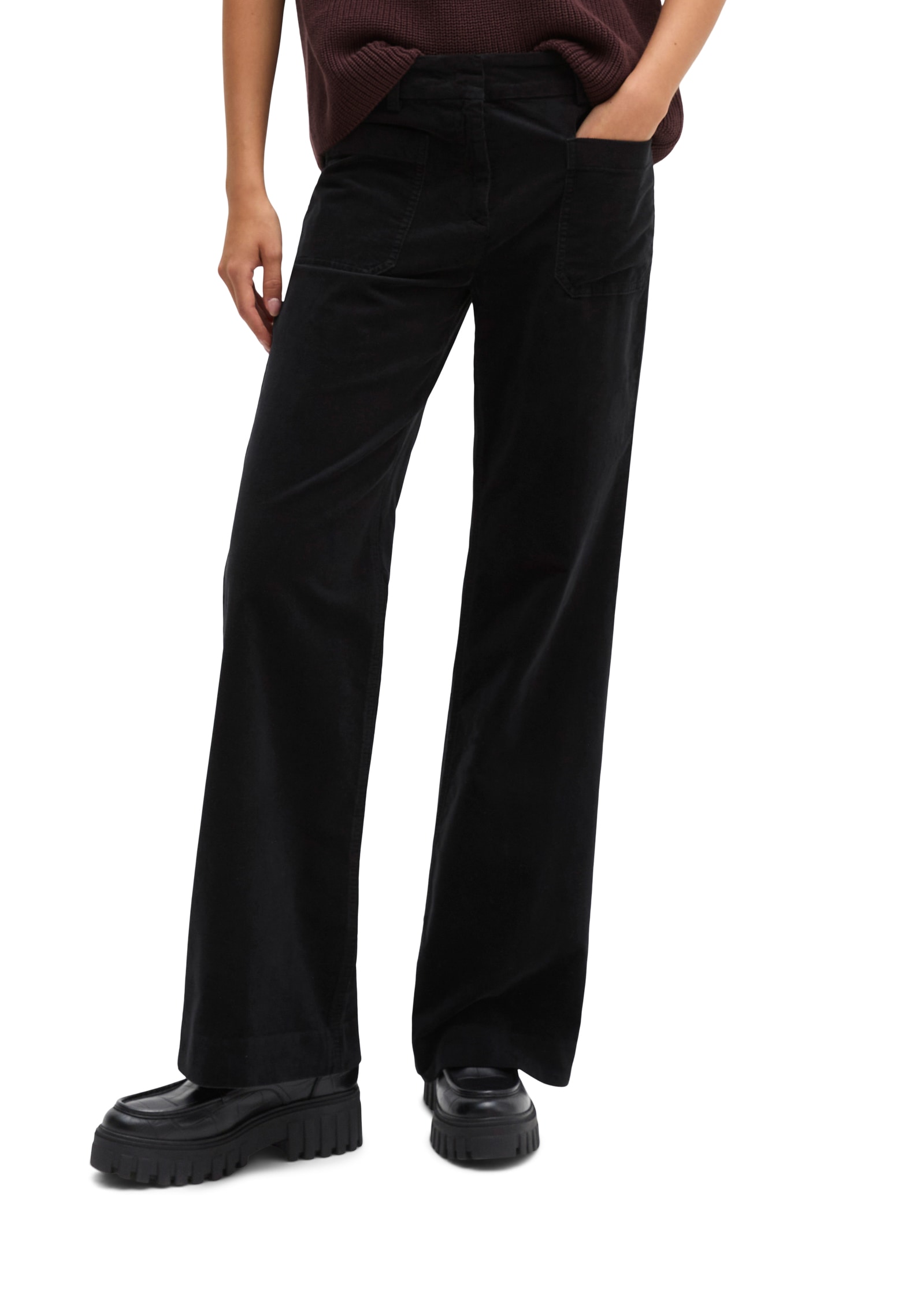 Marc O'Polo Cordhose  aus Stretch-Baumwolle, Flared Fit