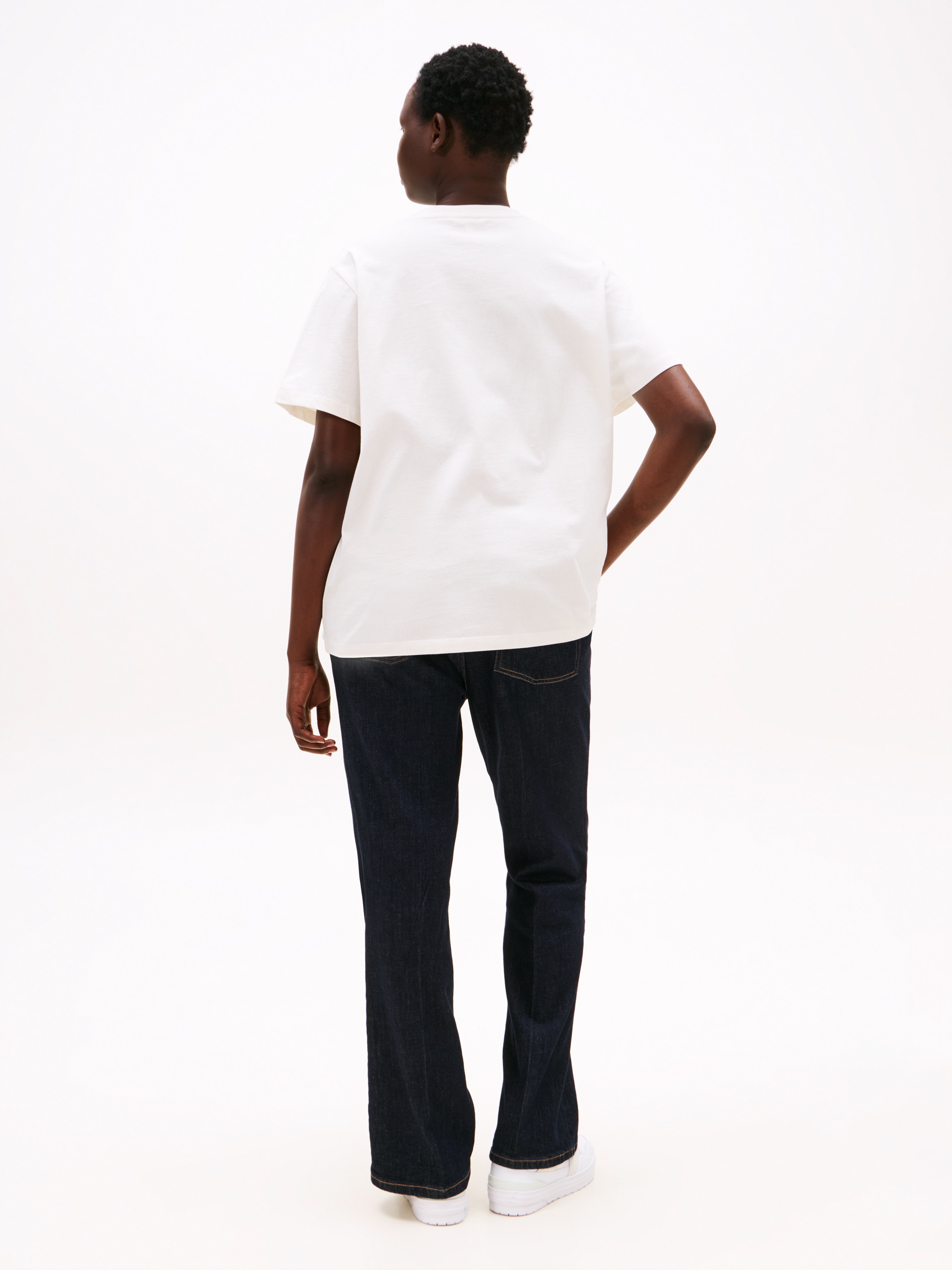 Tommy Hilfiger Curve T-Shirt »CRV SCRIPT REG C-NK SS T-SHIRT«