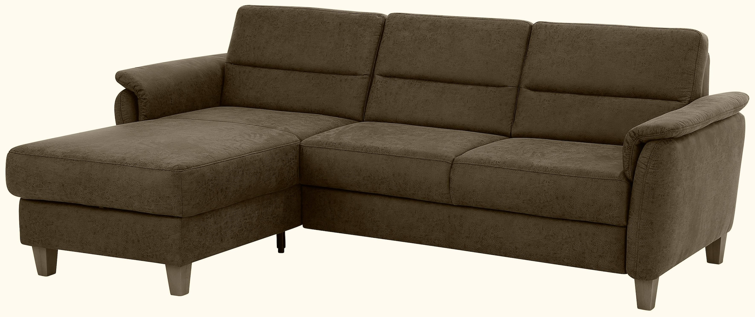 Home affaire Ecksofa "Palmera L-Form, B: 244 cm - OTTO. Verlässliche Qualität." optional Schlaffunktion & Bettkasten, Federkern