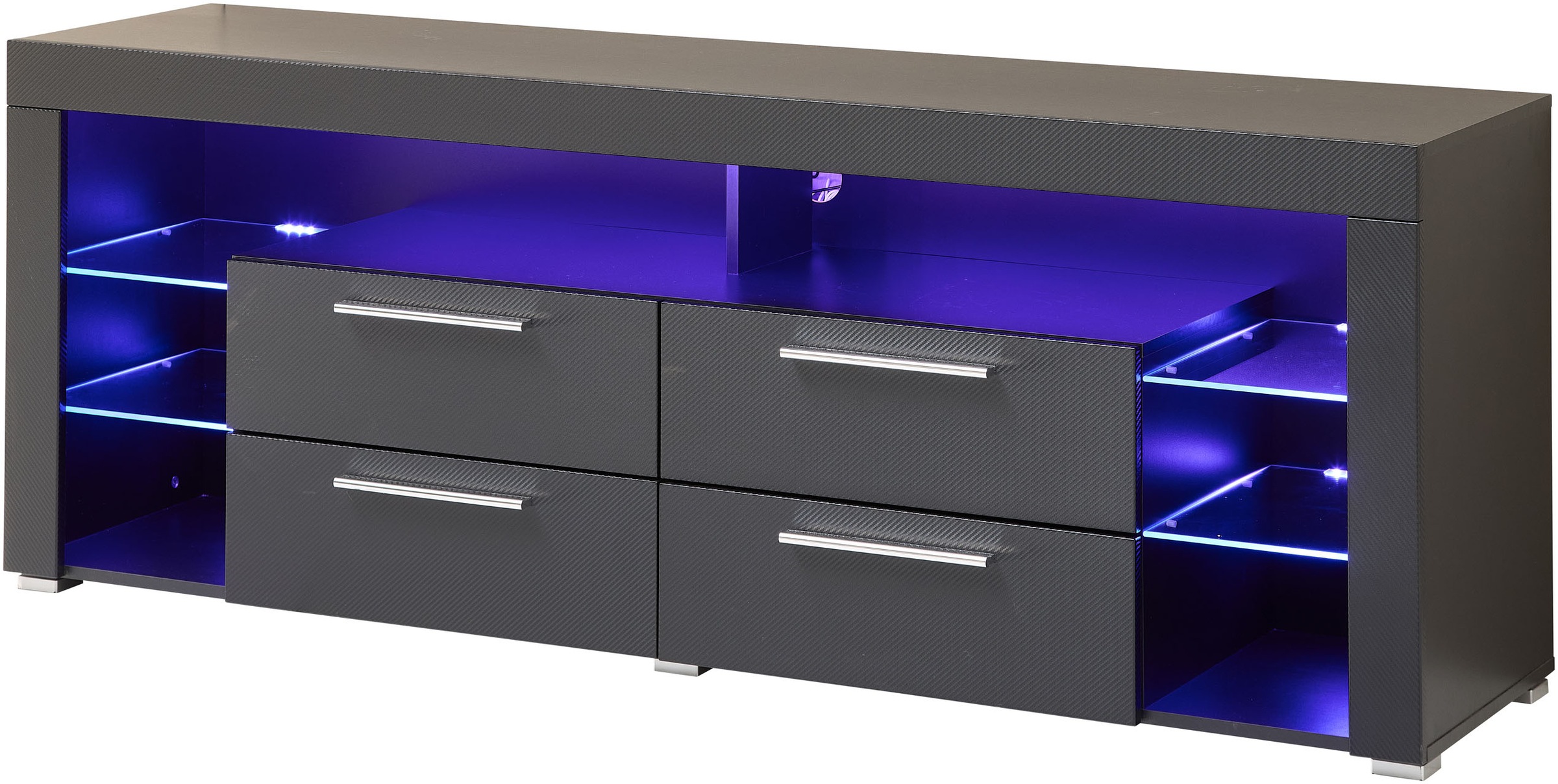 Stolkom TV-Schrank "Goal TV Lowboard, B/H/T 179x67x 44 cm" 1 Stk. tlg. 4 Sc günstig online kaufen