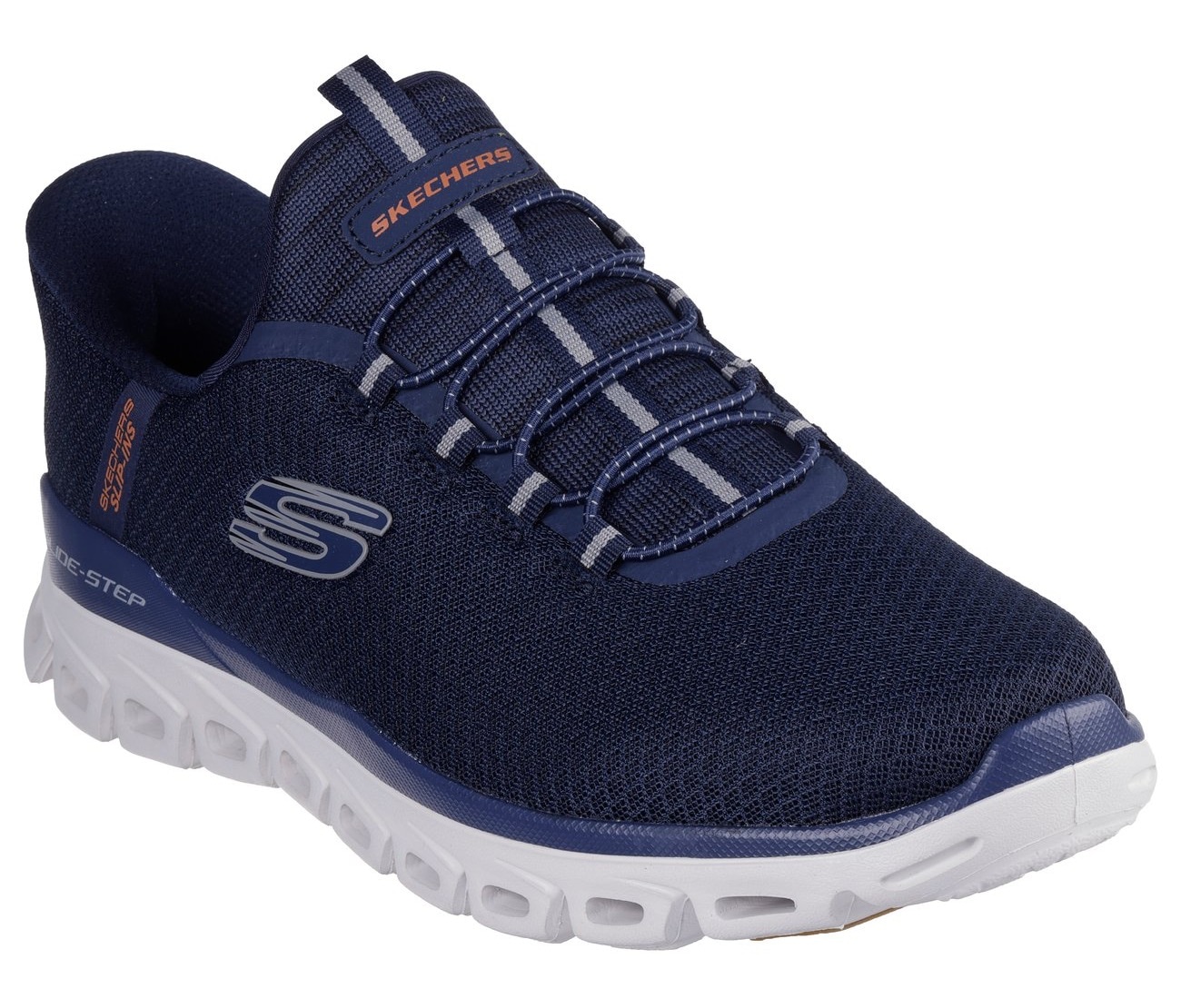 Skechers Slip-On Sneaker »GLIDE-STEP«, Schlupfschuh, Freizeitschuh, Trainingsschuh mit praktischem Gummizug