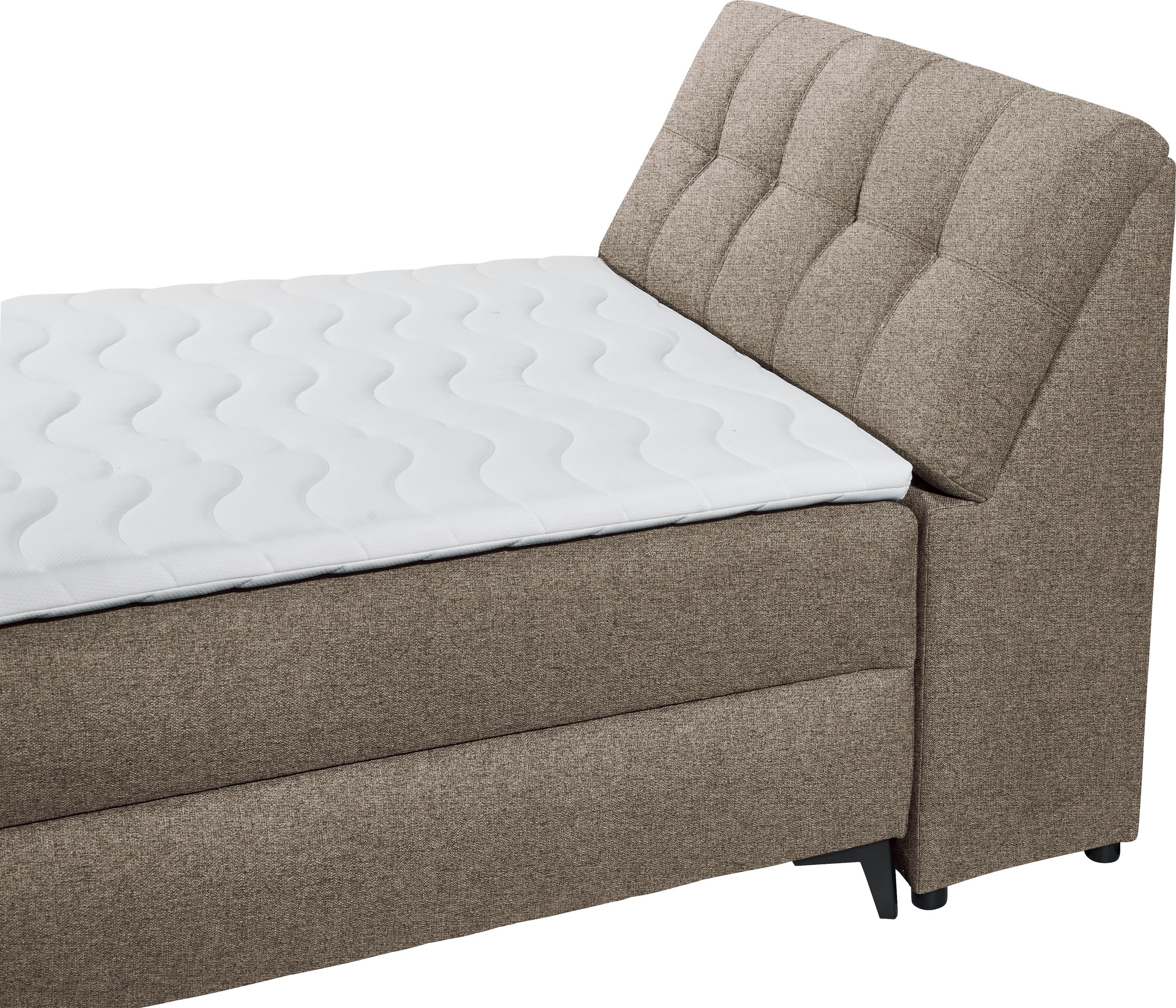 ED EXCITING DESIGN Boxbett »Atlantis« mit Bettkasten und Stauraum im Kopfteil