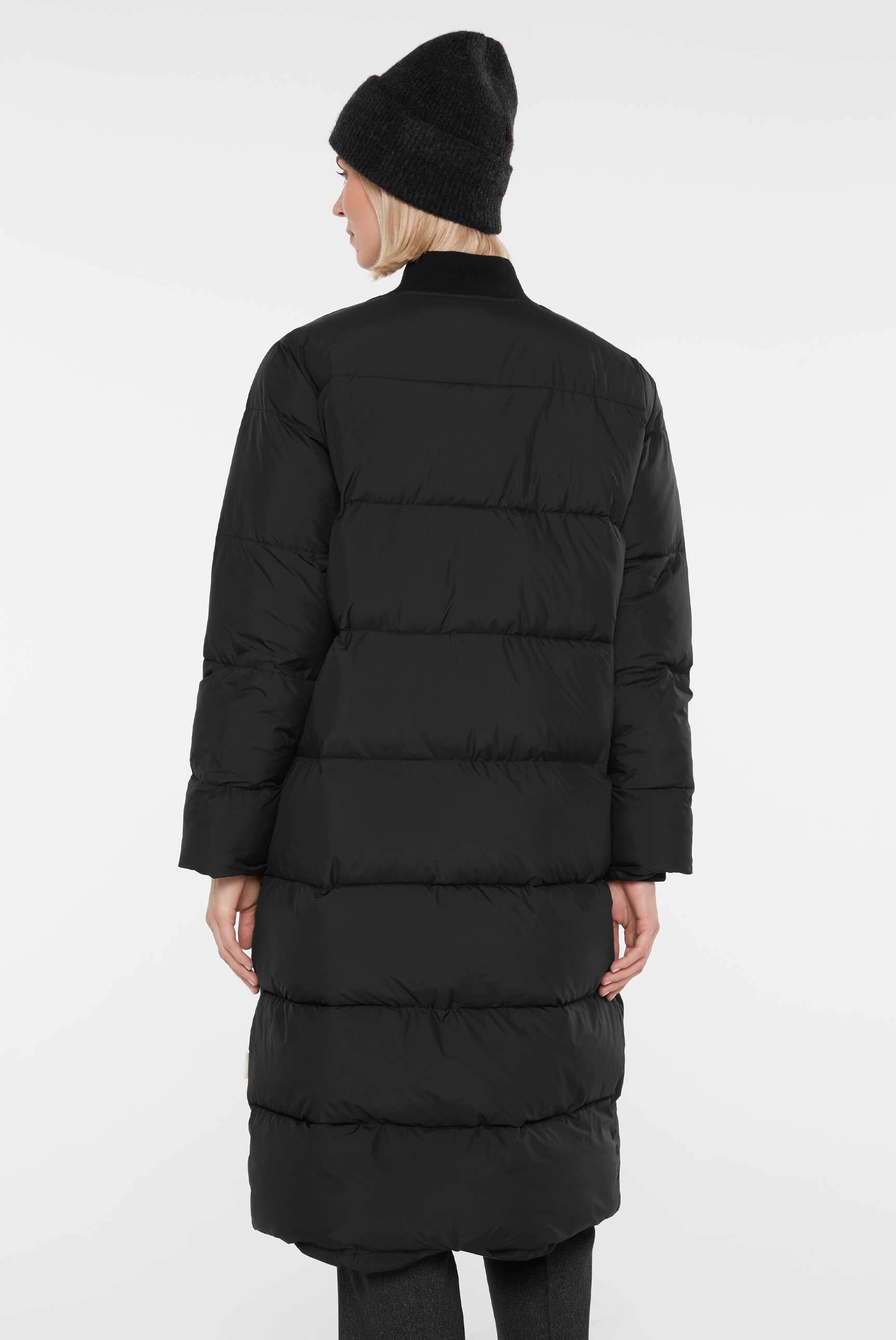 SENSES.THE LABEL Langjacke ohne Kapuze mit Zwei-Wege-Reißverschluss
