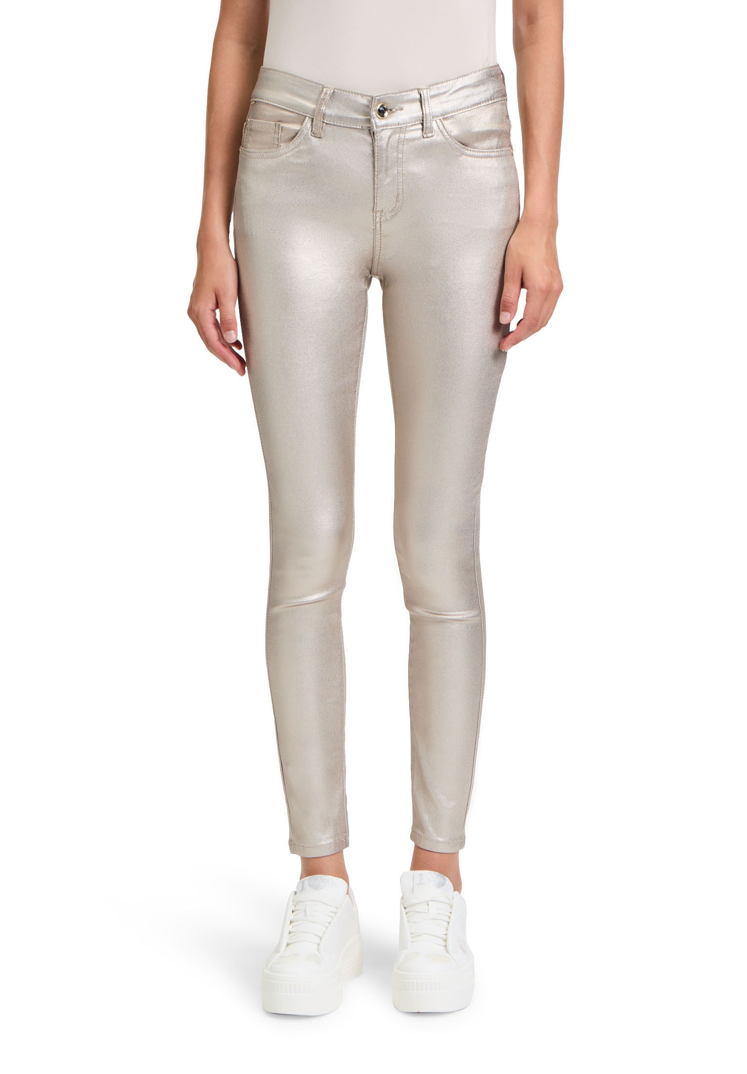 Cartoon Slim-fit-Jeans "Damen Slim Fit" günstig online kaufen