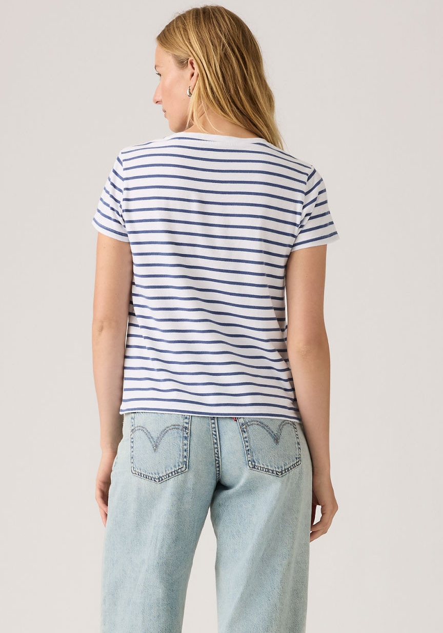 Levi's® V-Shirt »PERFECT VNECK« mit Mini-Batwing-Logostickerei