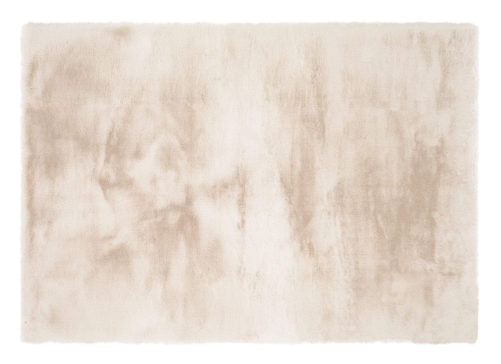 Hochflor-Teppich OCI DIE TEPPICHMARKE "ROCKY SOFT", beige, B:160cm H:35mm L:230cm, Polyester, Teppiche, Kunstfell, weich, kuschelig, maschinell gewebt, Kaninchen Haptik 3