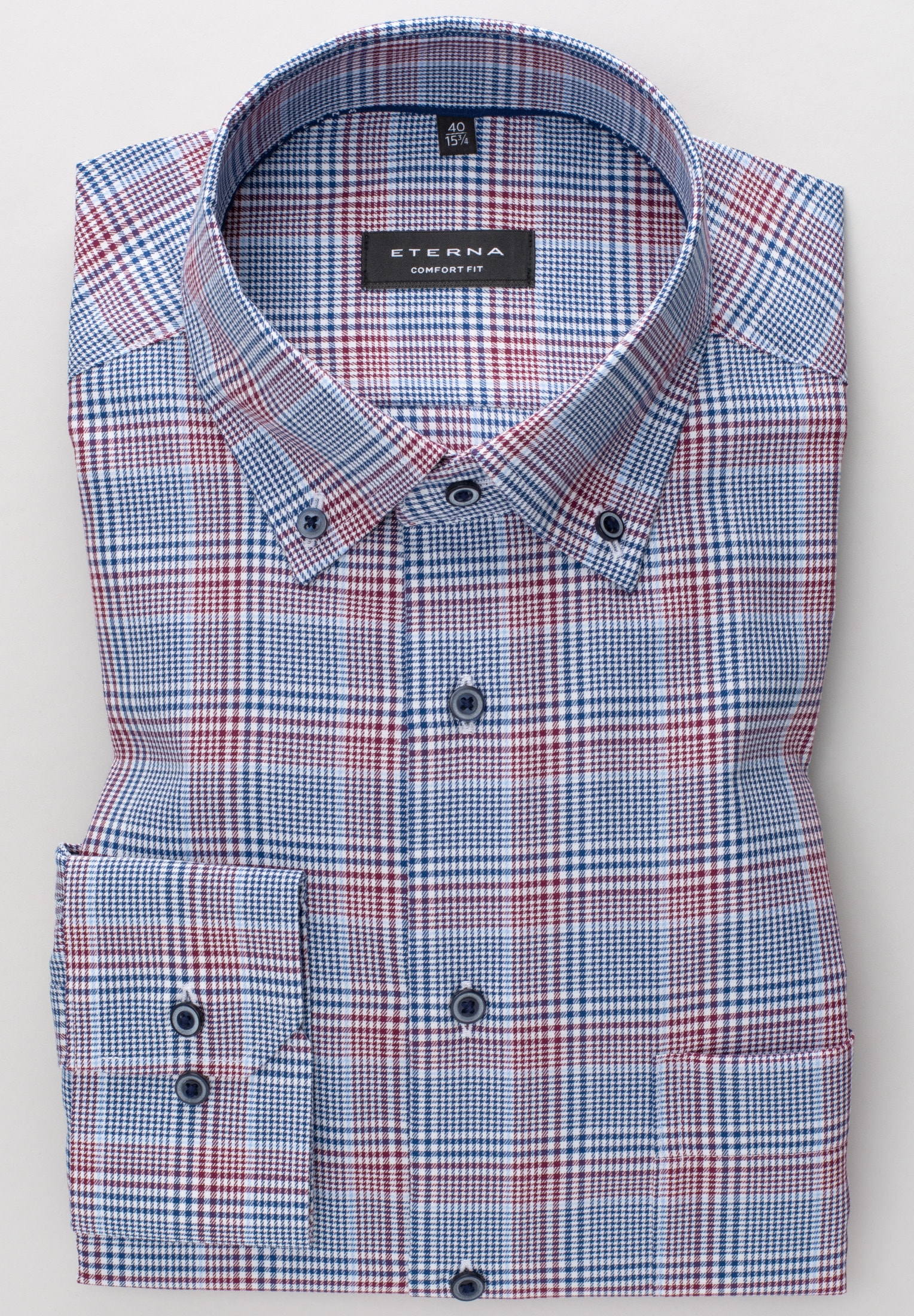 Eterna Langarmhemd »COMFORT FIT«, NON IRON (bügelfrei)