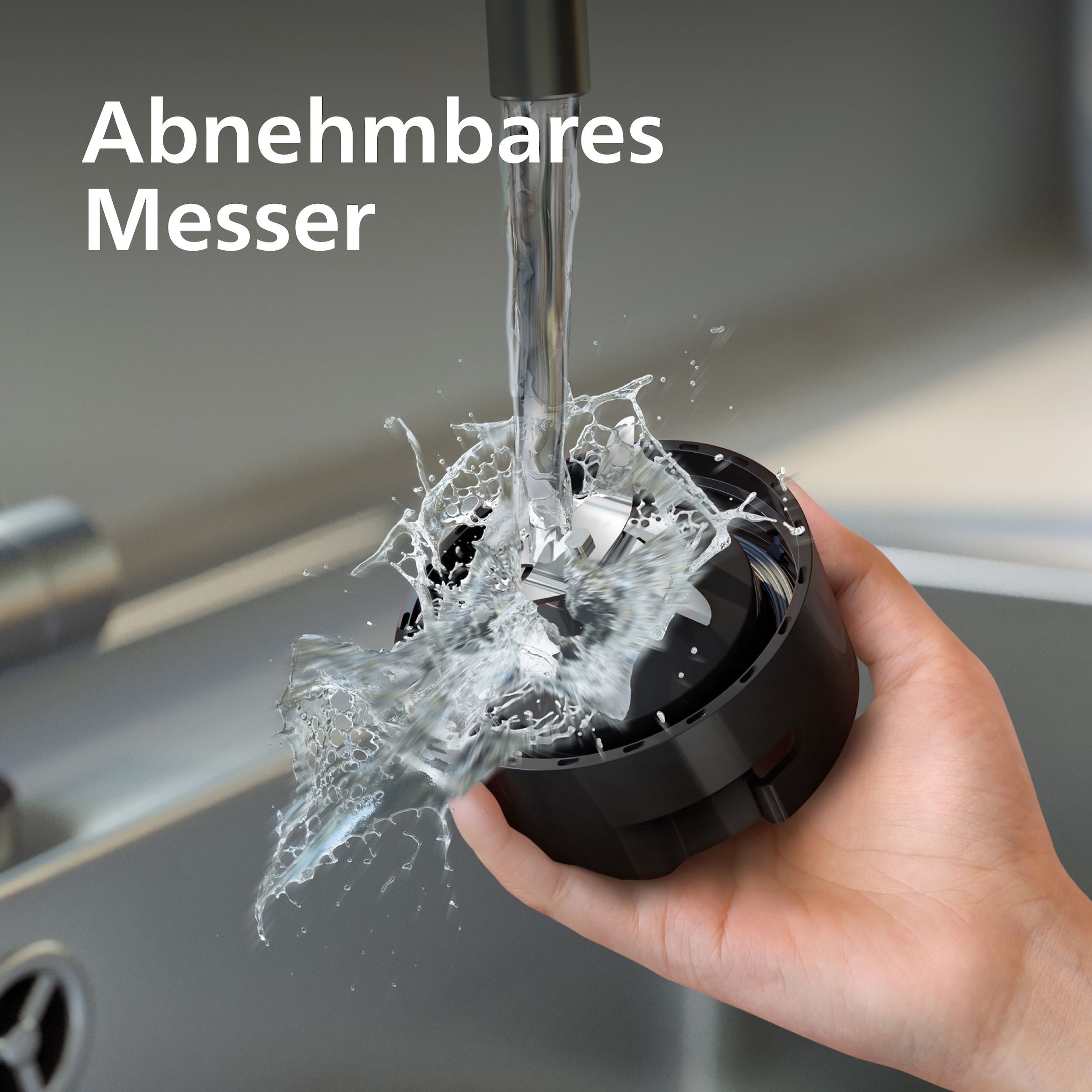 Philips Standmixer »HR2760/00 mit ProBlend-Technologie« 350 W Blend & Go-Trinkbecher, 2 Geschwindigkeitsstufen, Schwarz