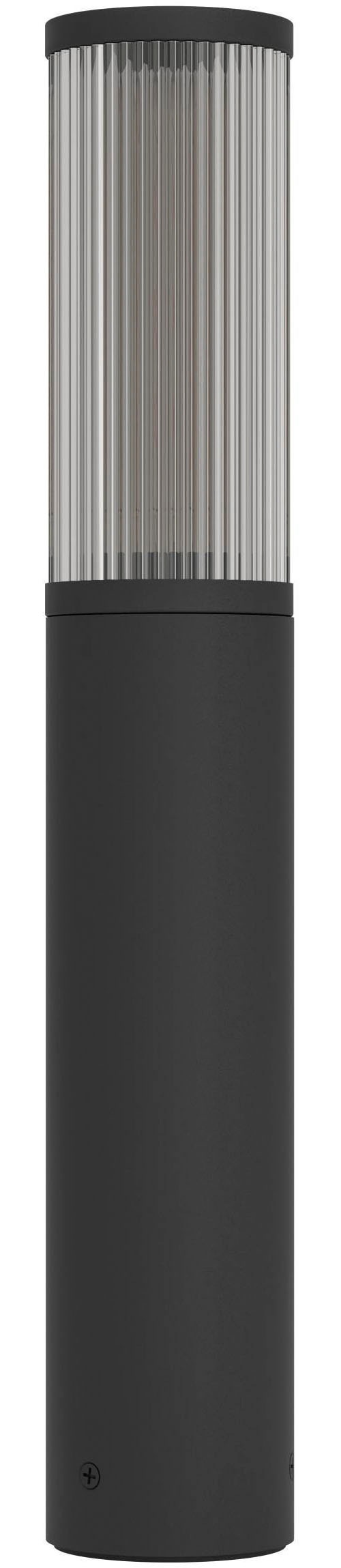 Sockelleuchte EGLO "Salle Sockellampe, Außenleuchte, Außenlampe aus Metall, IP54, E27", schwarz, H:46,5cm Ø:7,5cm, Leuchten, Stehleuchte - H46,5 x Ø7,5 cm - schwarz - 1X15W exkl. 2