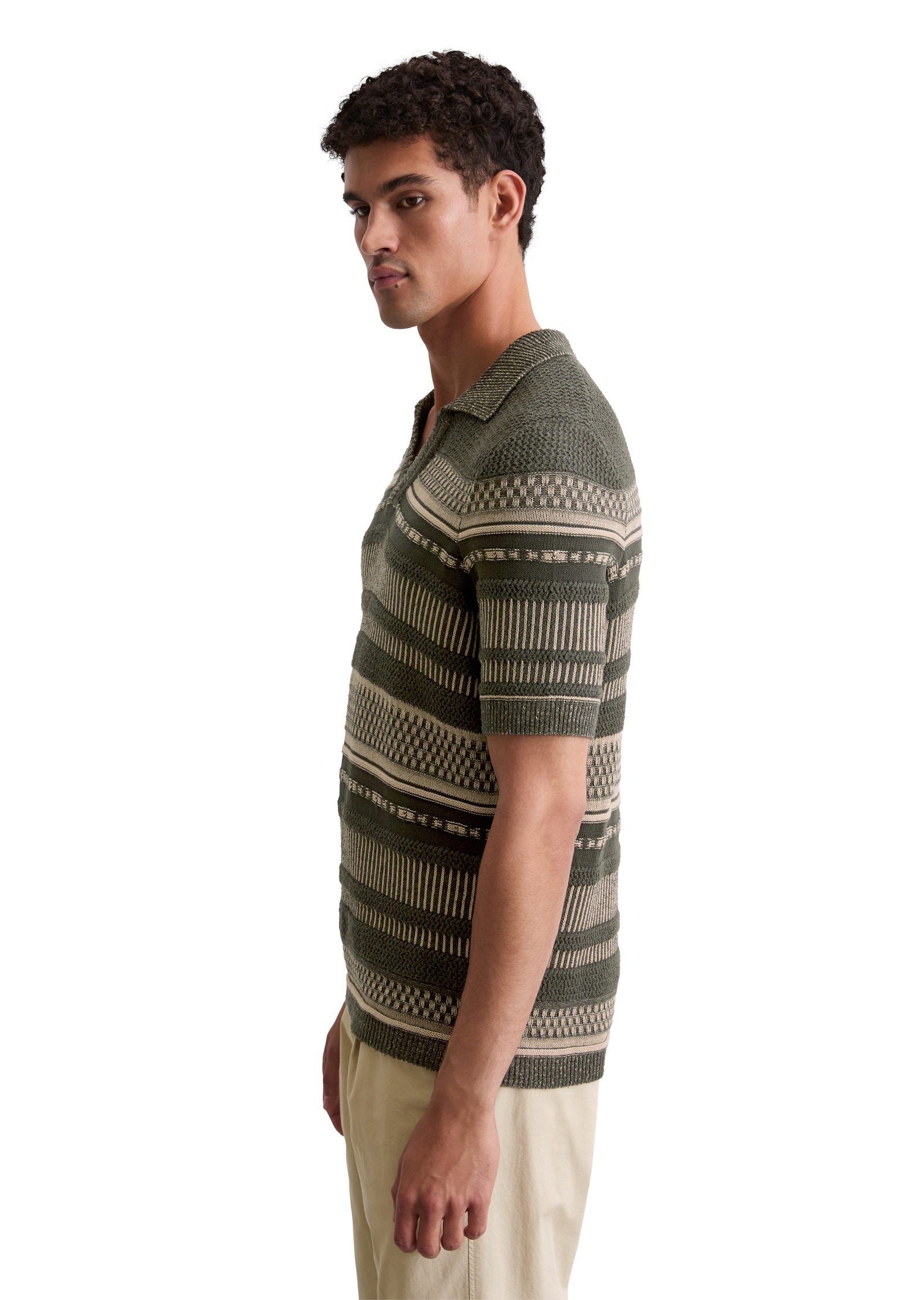 Marc O'Polo Strickpullover »mit Struktur-Mix«