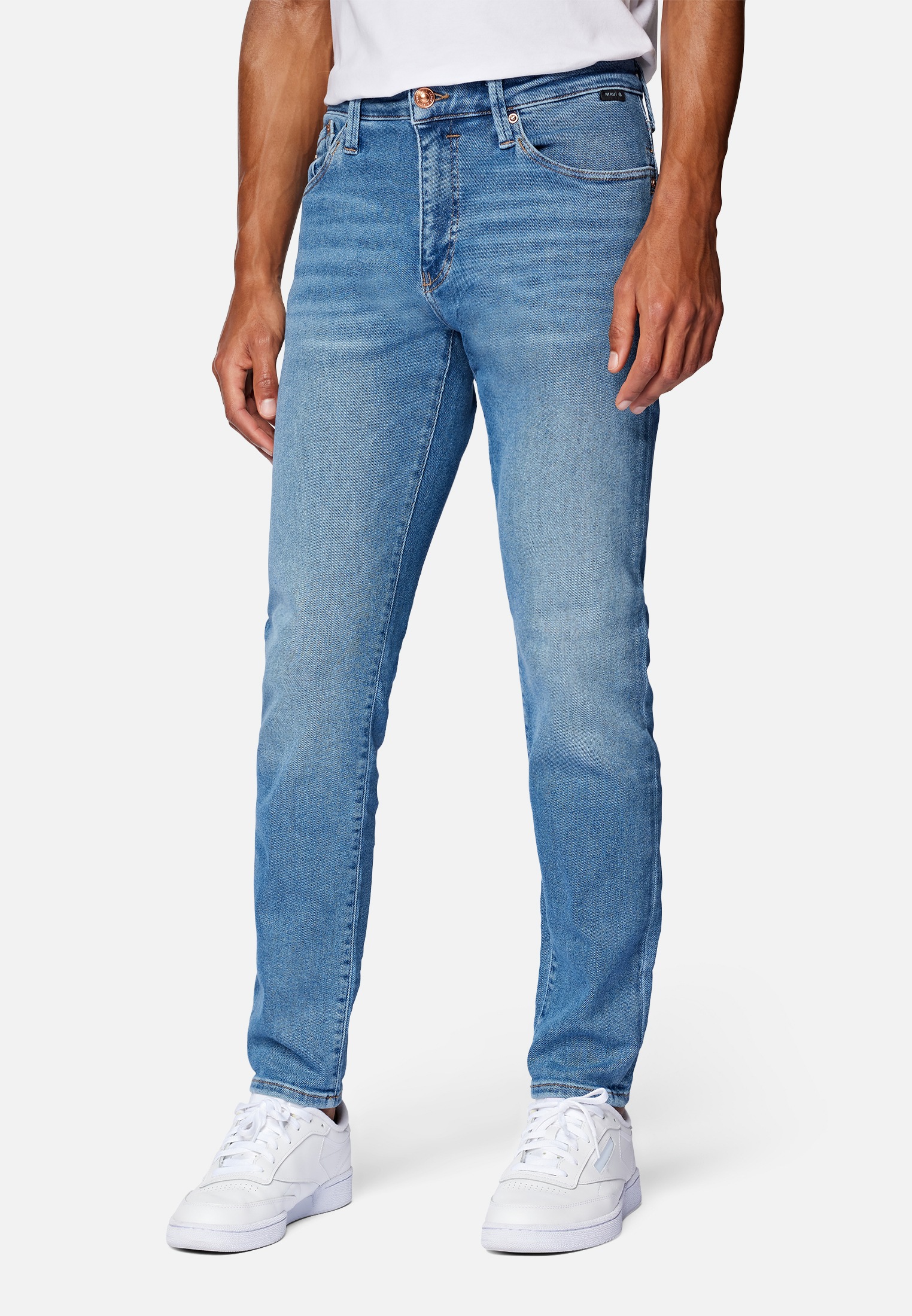 Mavi Tapered-fit-Jeans »CHRIS«, Eng zulaufende Jeans