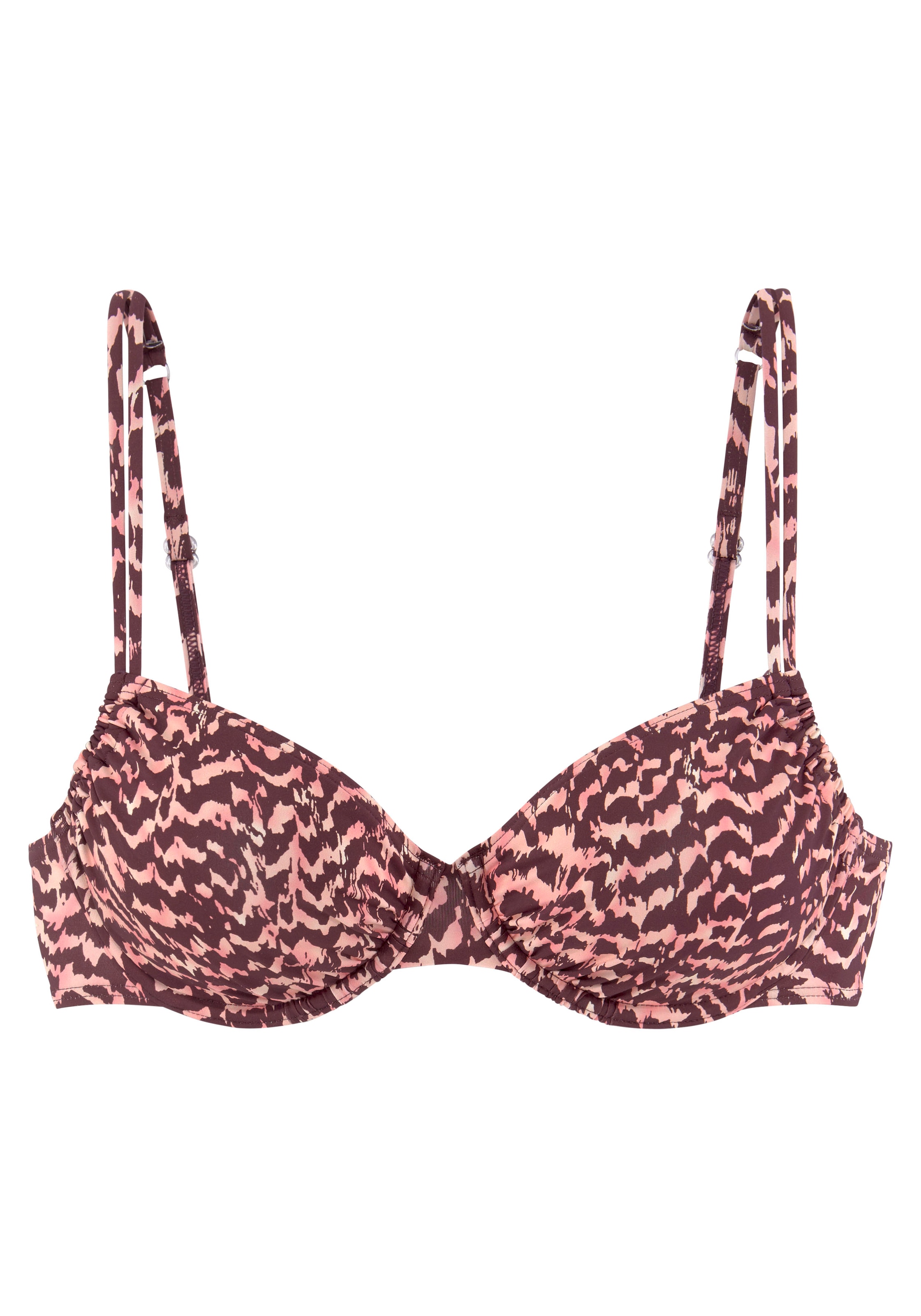 LASCANA Bügel-Bikini-Top »Holly«, mit Animalprint
