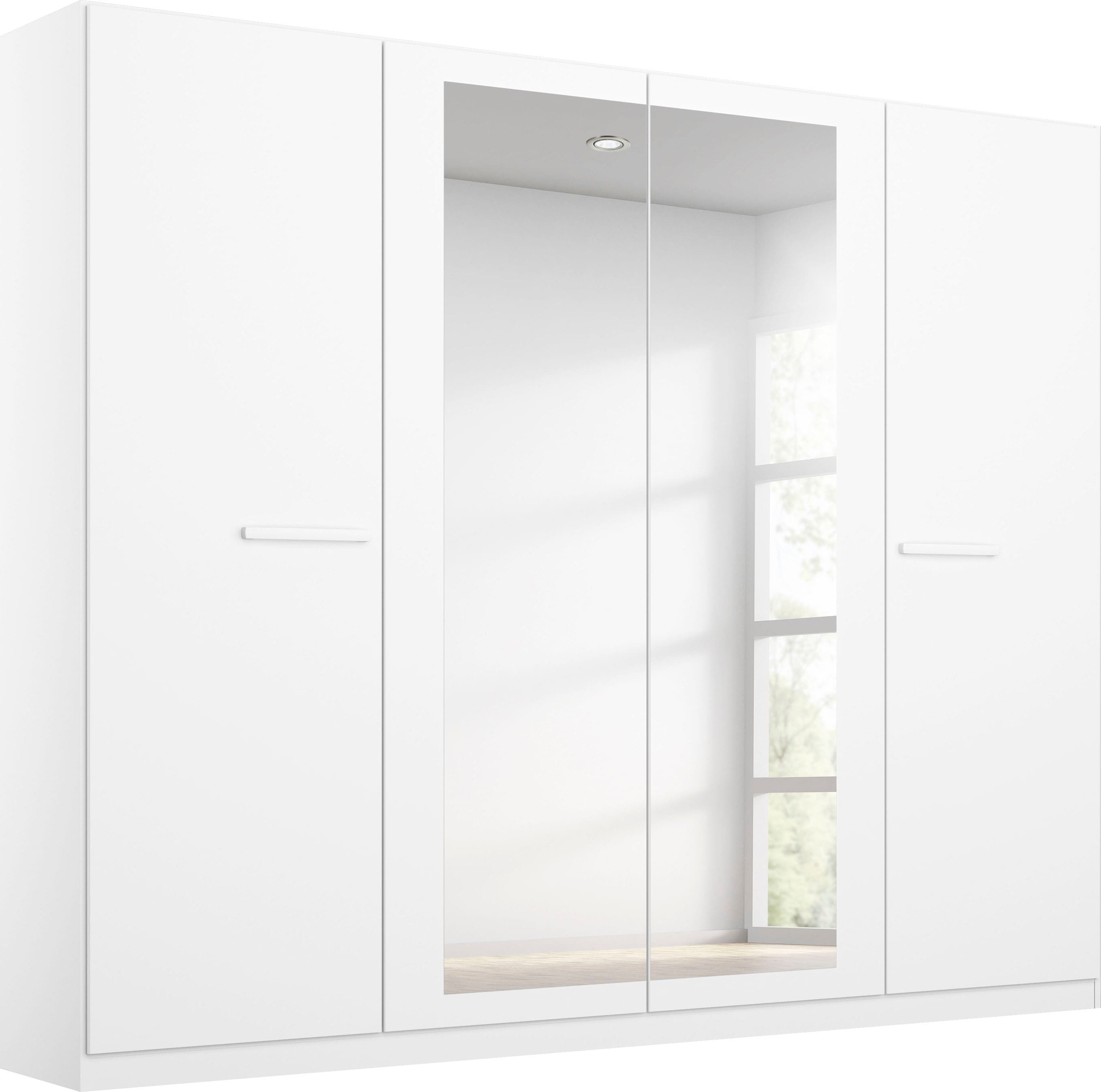 OTTO home Kleiderschrank "Mehrzweckschrank Aktenschrank Möbel Mietswohnung Schlafzimmer MODI" erhältlich in Breiten 91/136/181/226/271 cm, Höhe 210 cm, in angesagten Farbkombinationen, optional mit Spiegel MADE IN GERMANY
