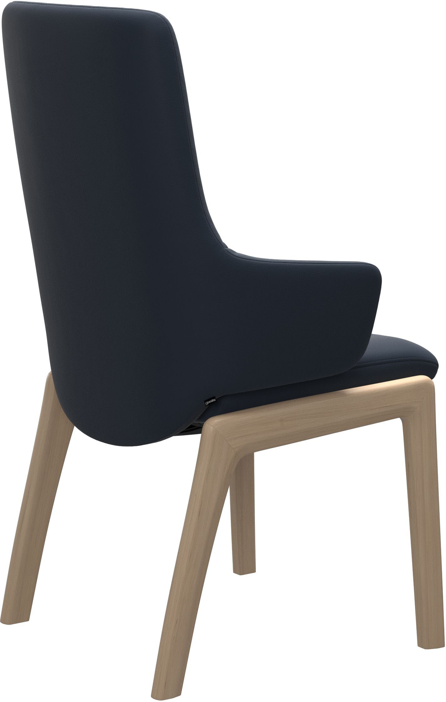 Stressless® Polsterstuhl »Laurel«, Leder PALOMA, High Back mit Armlehne, Größe L, mit abgerundeten Beinen in Schwarz
