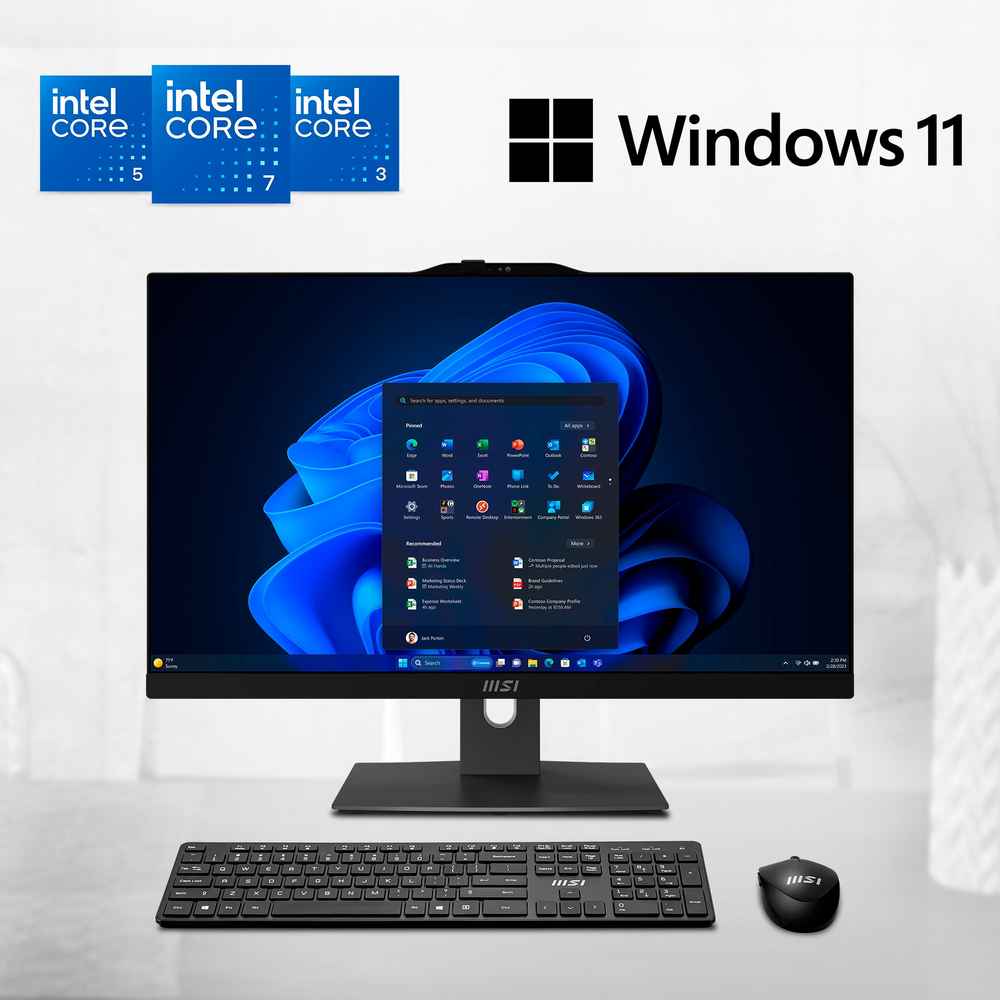 MSI All-in-One PC »Modern AM242P 1M-1203DE«