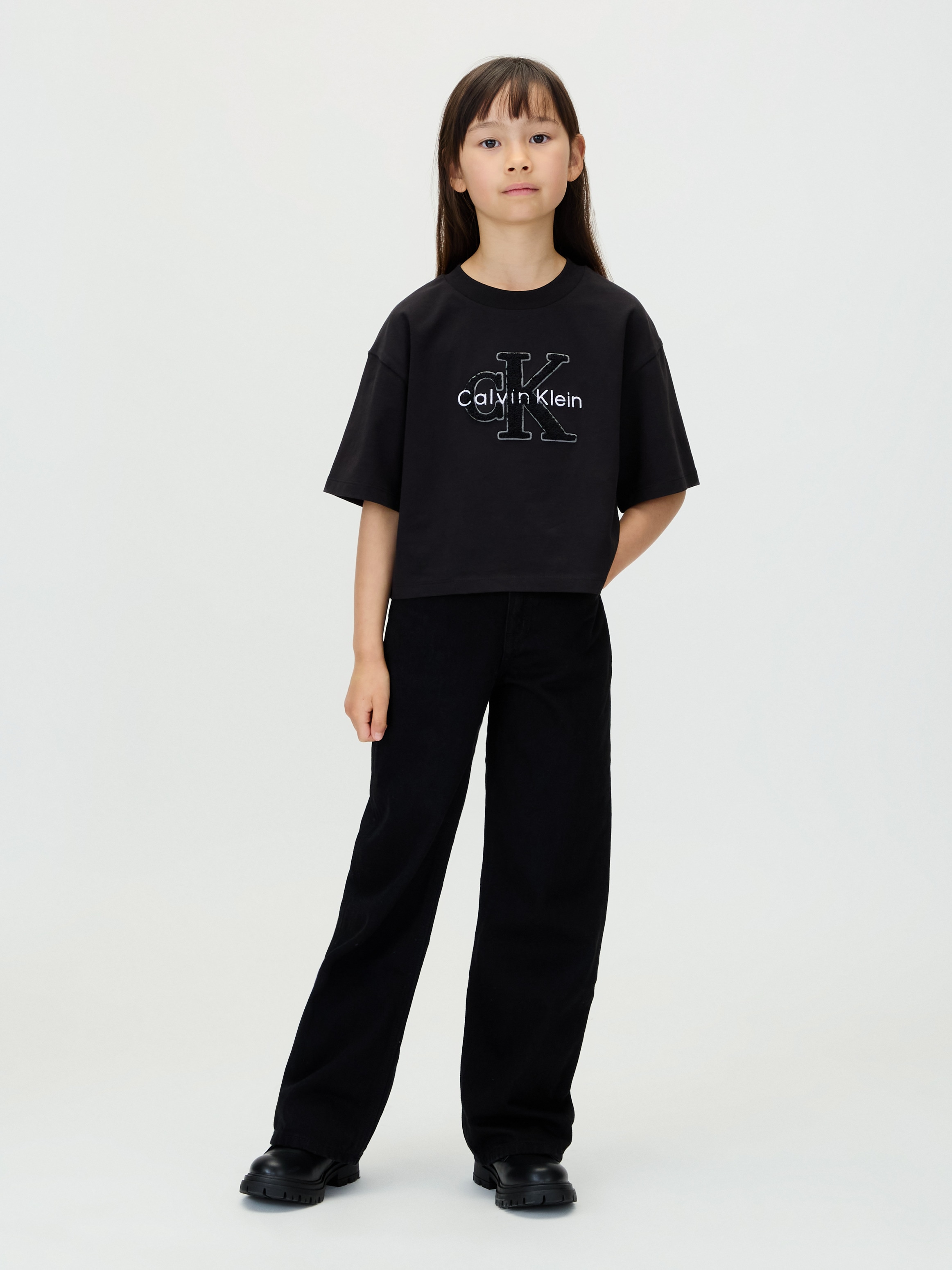 Calvin Klein Jeans Weite Jeans »HR WIDE LEG«, für Kinder bis 16 Jahre, hoher Bund