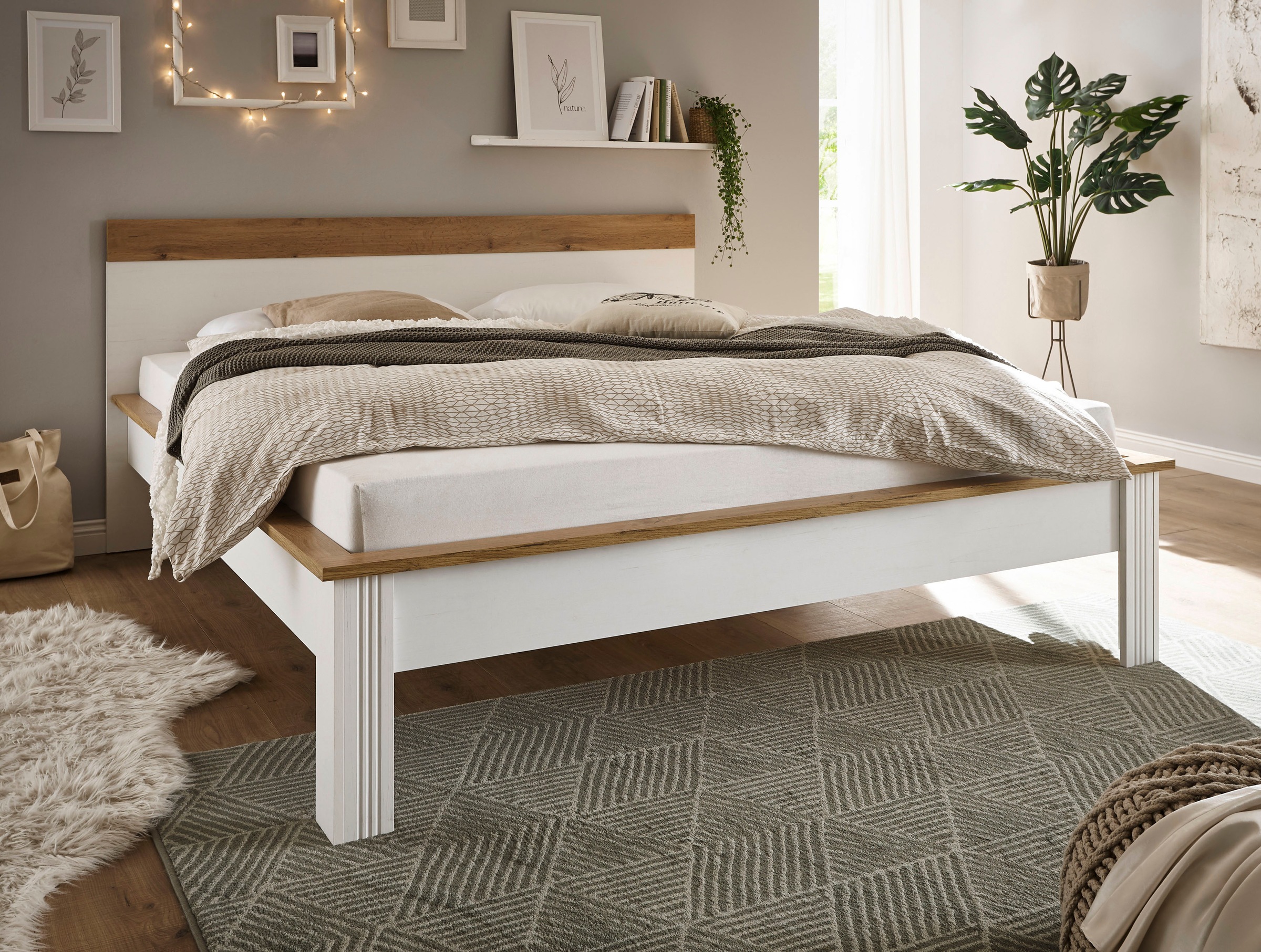 OTTO home Einzelbett "WESTMINSTER Bett im Landhausstil, Doppelbett, Bettges günstig online kaufen