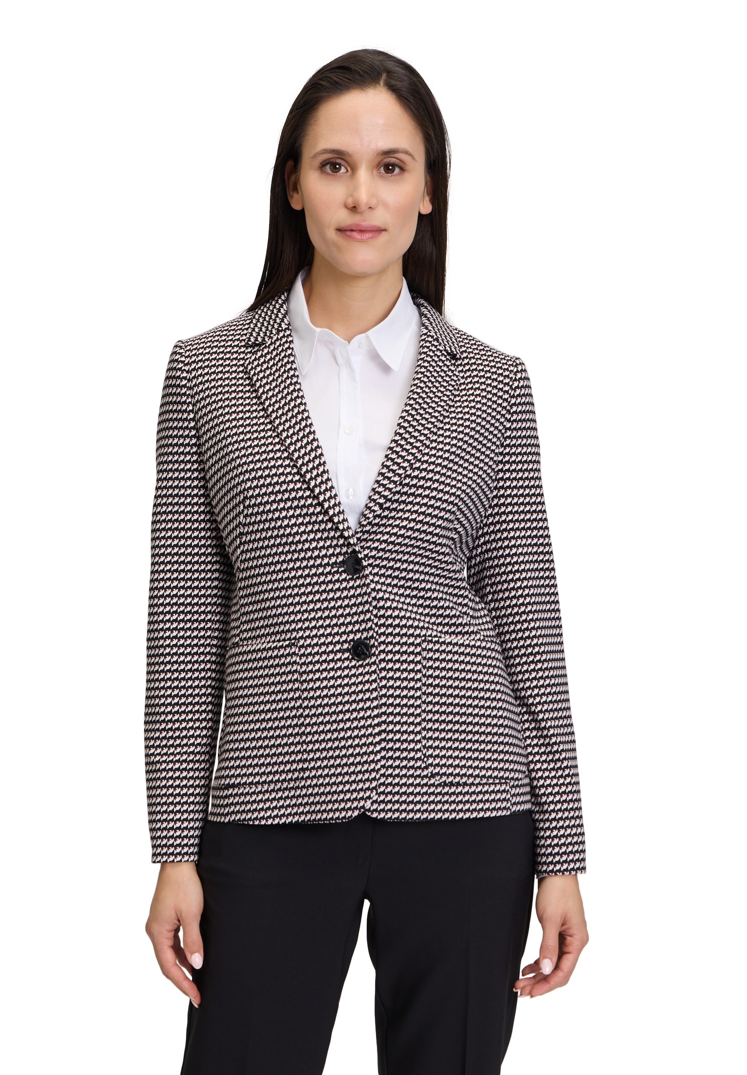 Betty Barclay Kurzblazer "Betty Barclay Blazer-Jacke langarm", Material