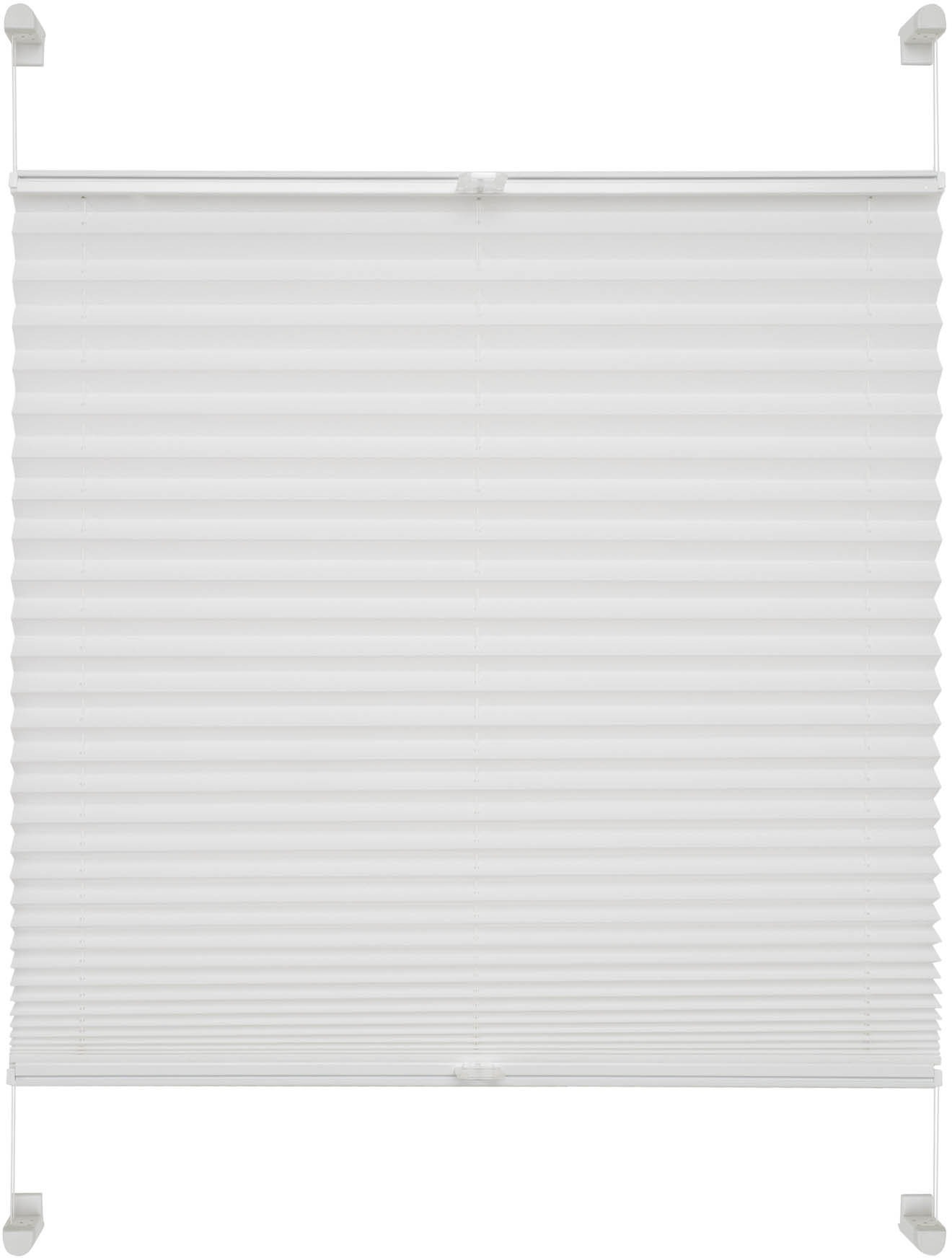 Liedeco Plissee "Klemmfix-Plissee verspannt" Lichtschutz ohne Bohren verspa günstig online kaufen