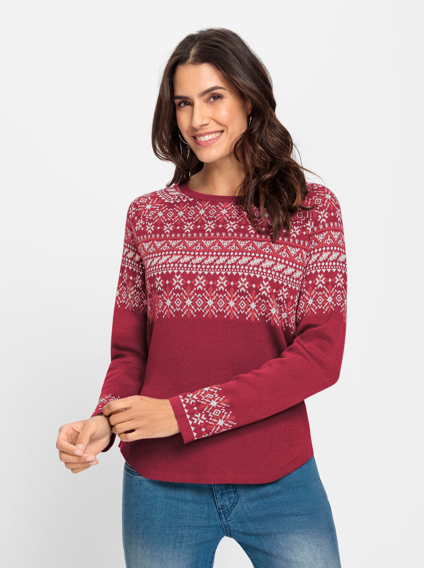 Inspirationen Norwegerpullover »Pullover«