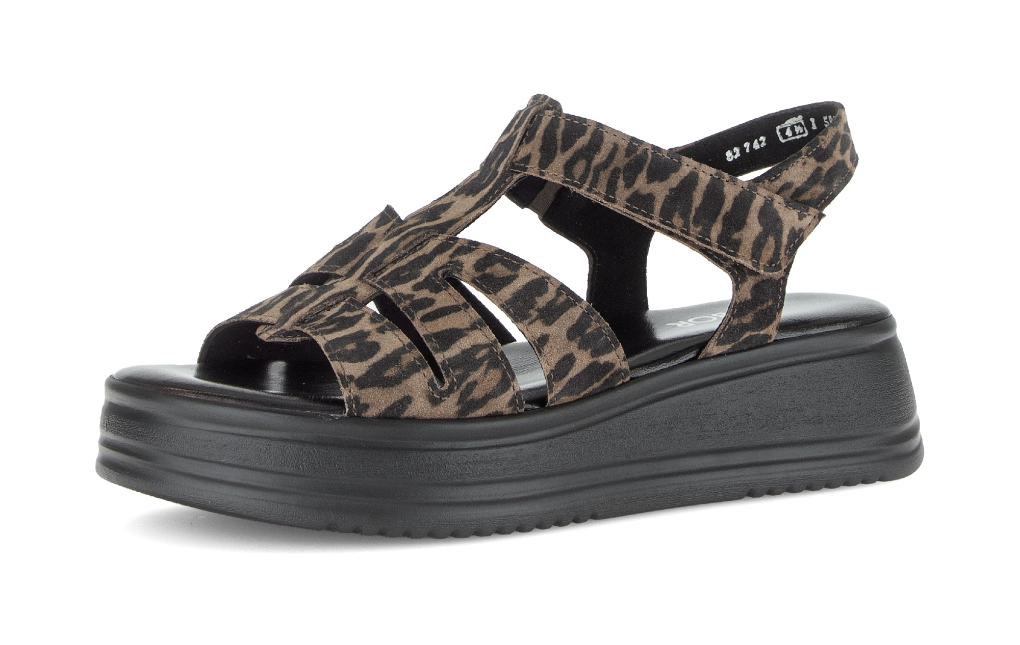 Gabor Keilsandalette "Rhodos" Riemchensandale, Sommerschuh mit modischen Ri günstig online kaufen