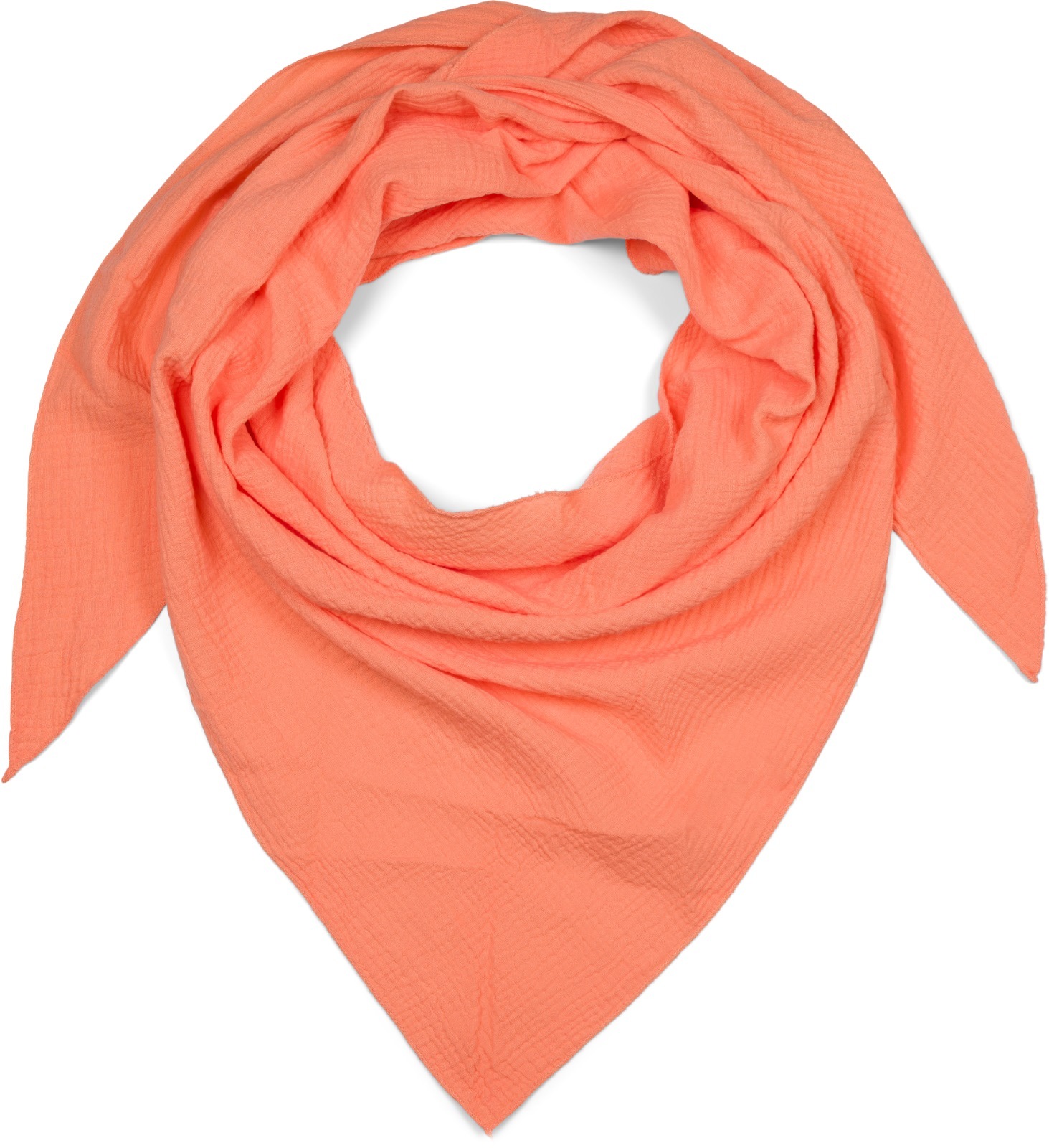 styleBREAKER Dreieckstuch "Musselin Dreiecktuch Einfarbig" 1 Stk.