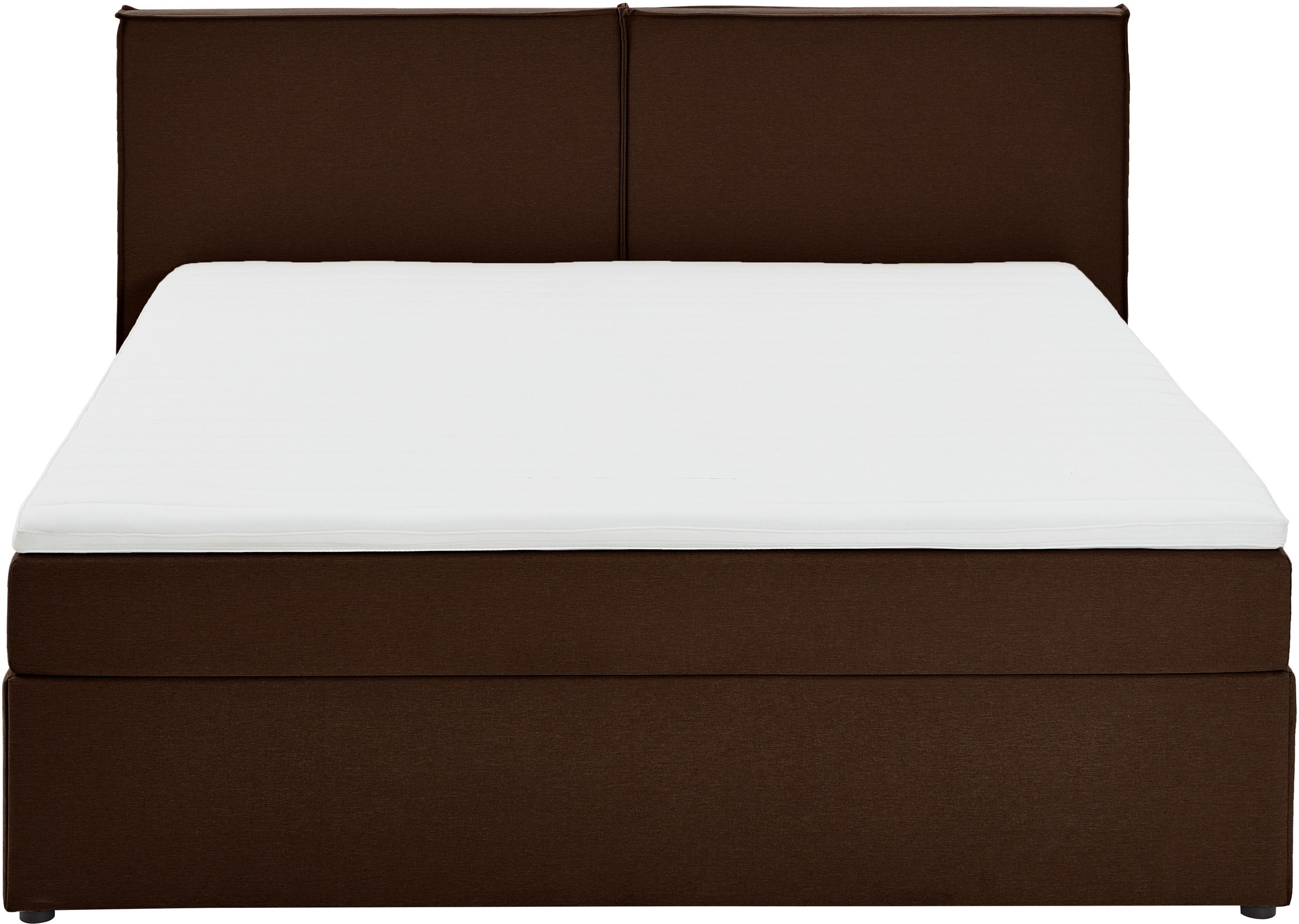 ATLANTIC home collection Boxbett »NIKITA«, bodentiefes Bett, wahlweise mit Matratze und Topper