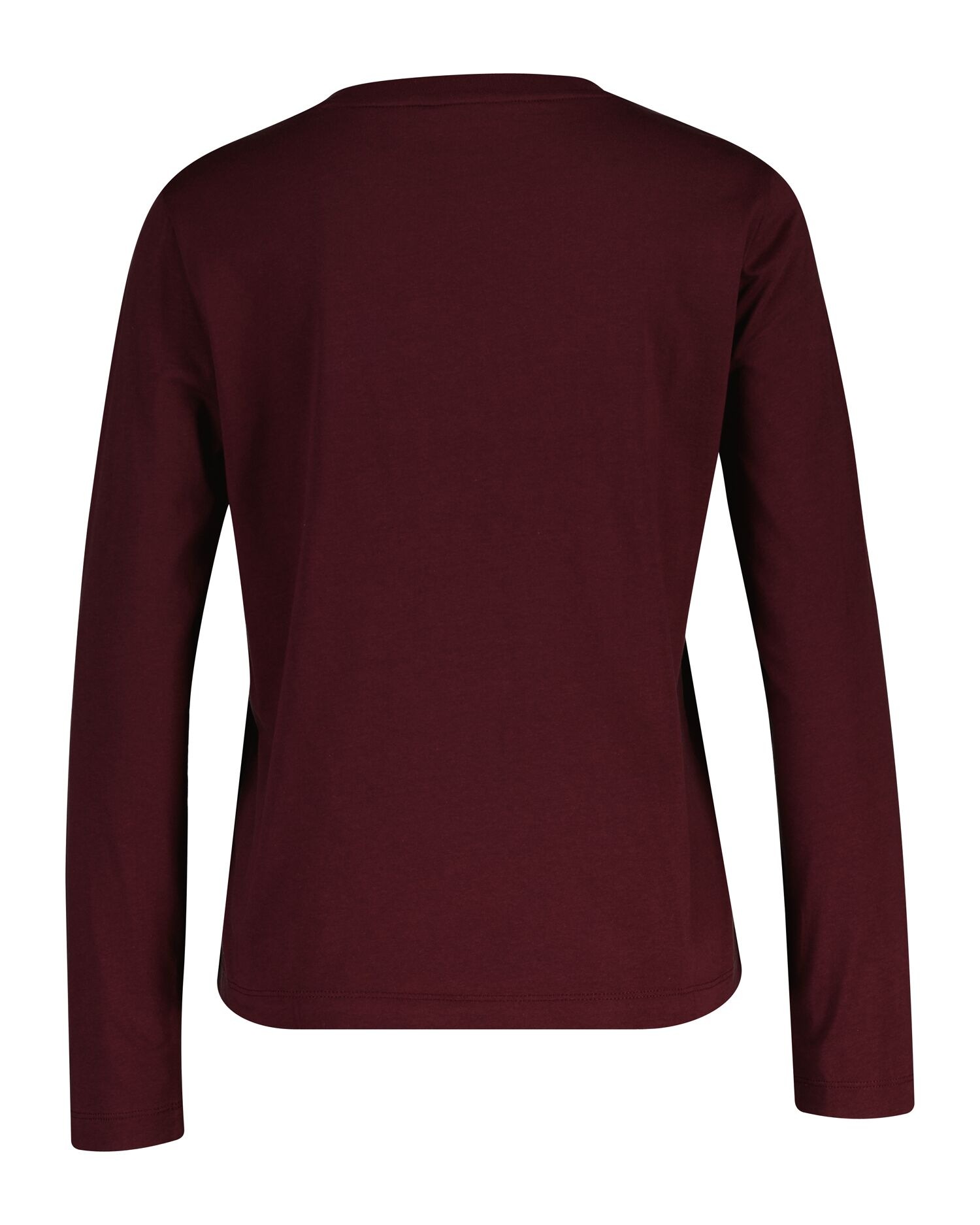 Gant Langarmshirt "REG SHIELD LS T-SHIRT", kleine Logostickerei auf der Bru günstig online kaufen