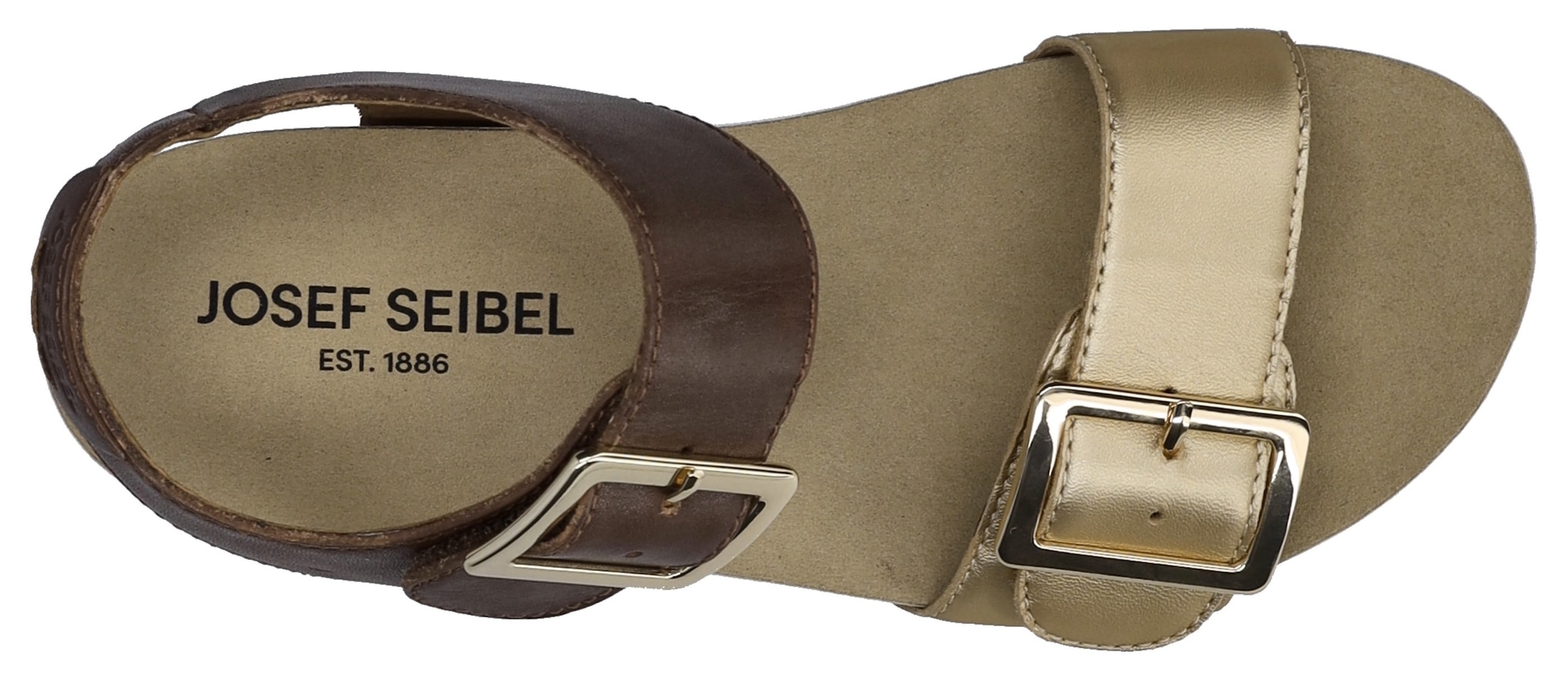 Josef Seibel Sandale »Quinn 02«, Plateausandale, Keilsandalette, Klettschuh mit Schnallen