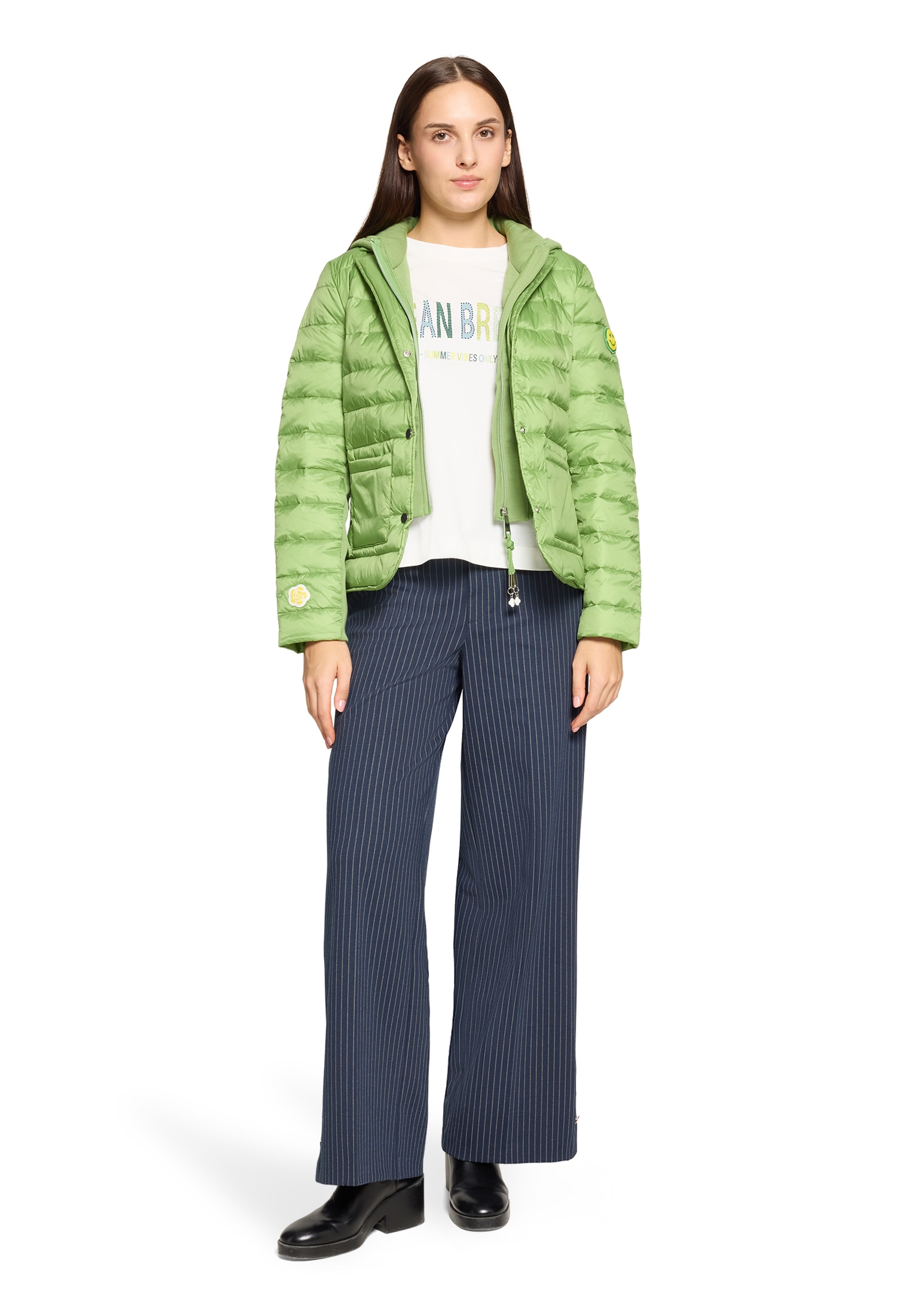 Cartoon Steppjacke »Damen mit abnehmbarer Kapuze« mit Kapuze