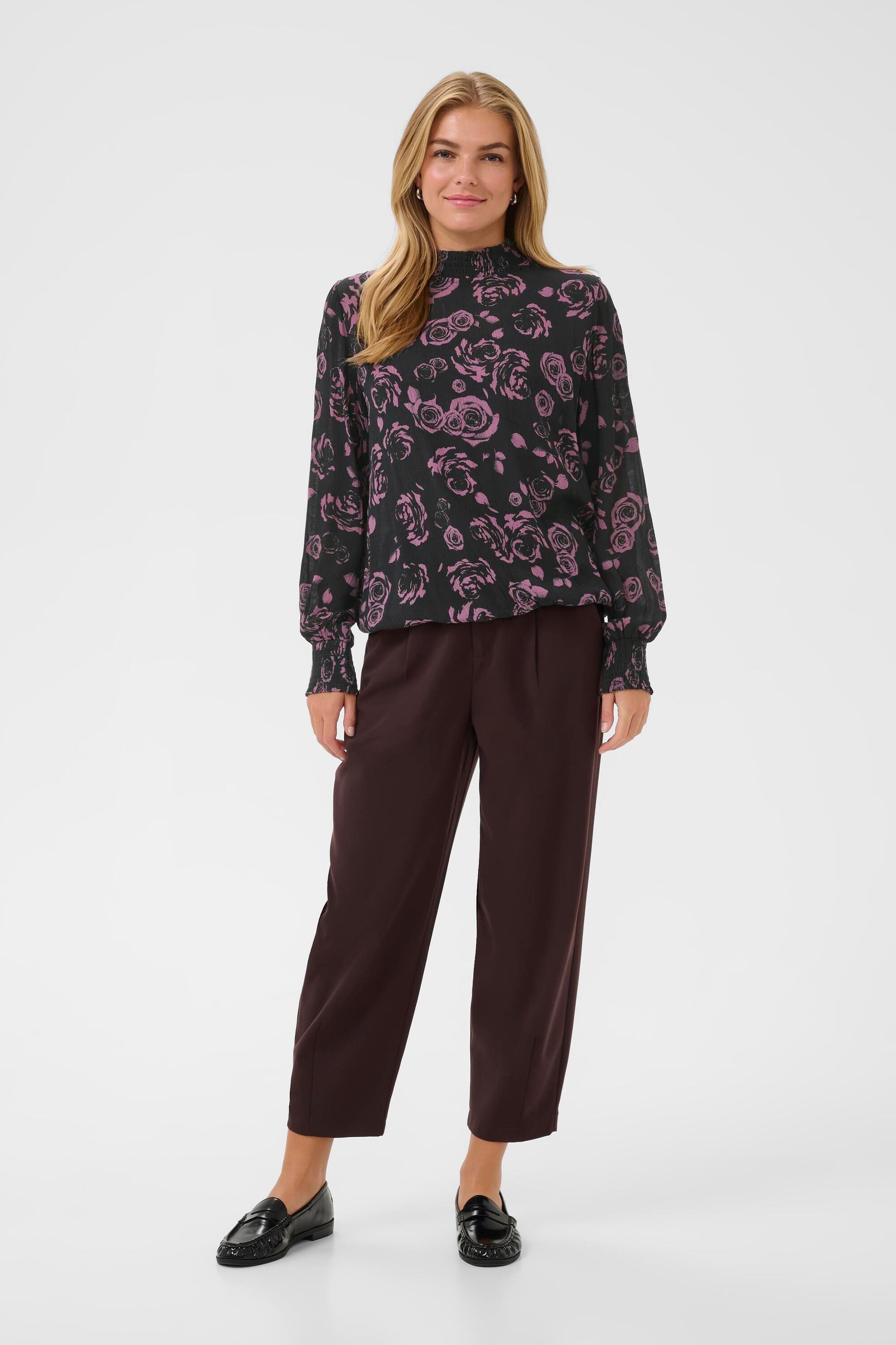 KAFFE Langarmbluse »Damen Bluse langarm KAfay«