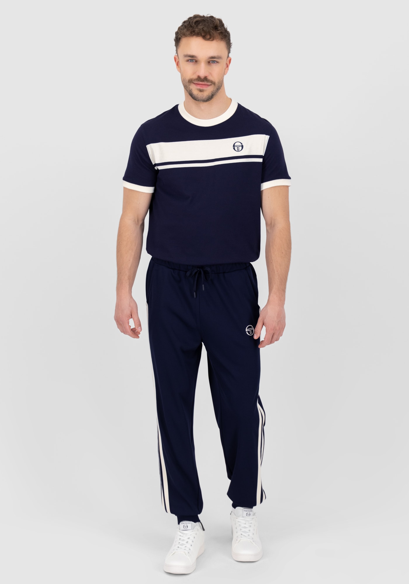 Sergio Tacchini Jogginghose »NEW DAMARINDO PANTS Herren«, Trainingshose Herren, Jogginghose, Velour, Sporthose, Streetwear, Sale