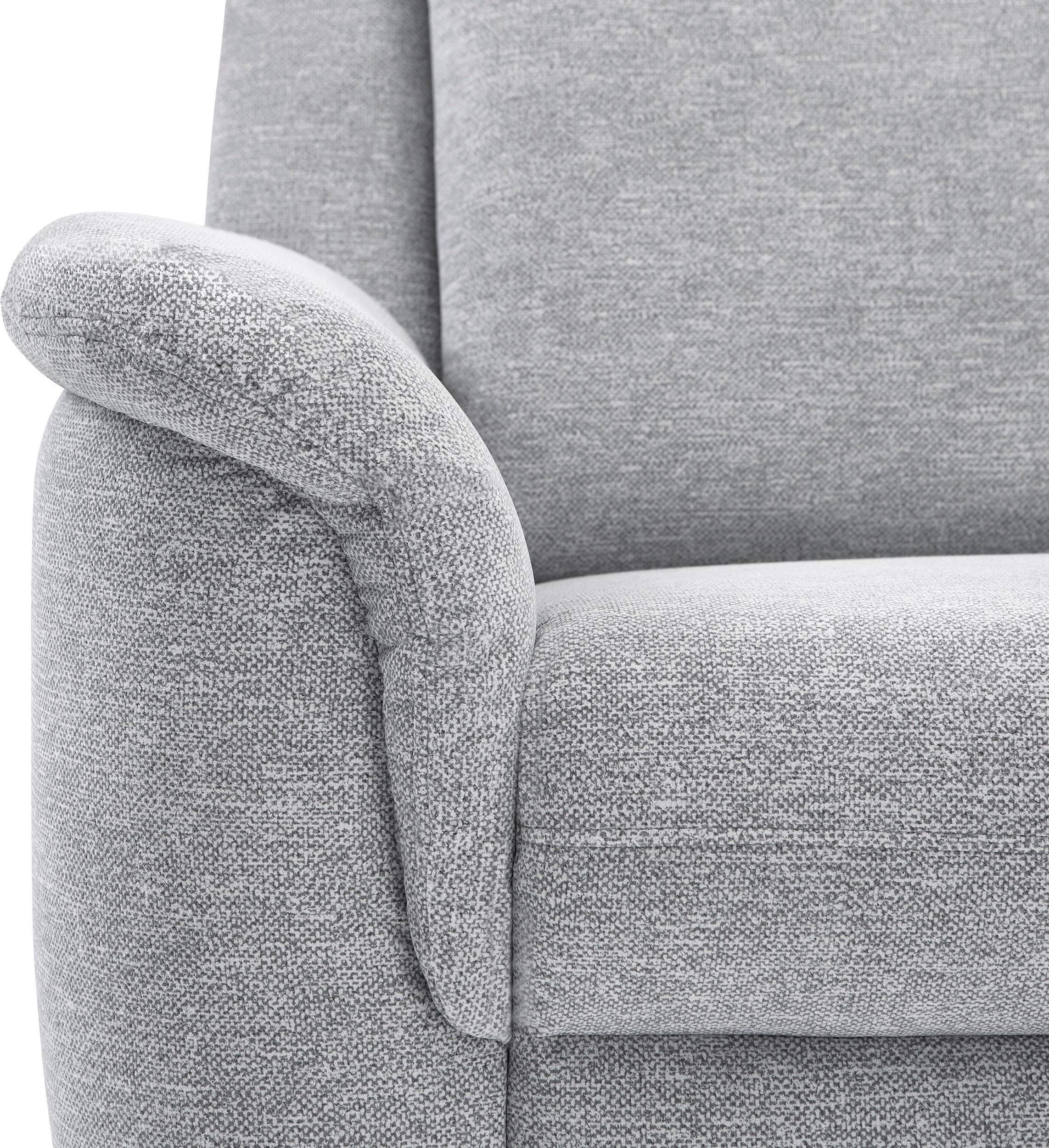 VILLA BECK Ecksofa »Garda L-Form«, (4 St.), inklusive Kopfteilverstellung, Stellmaß 277x245cm