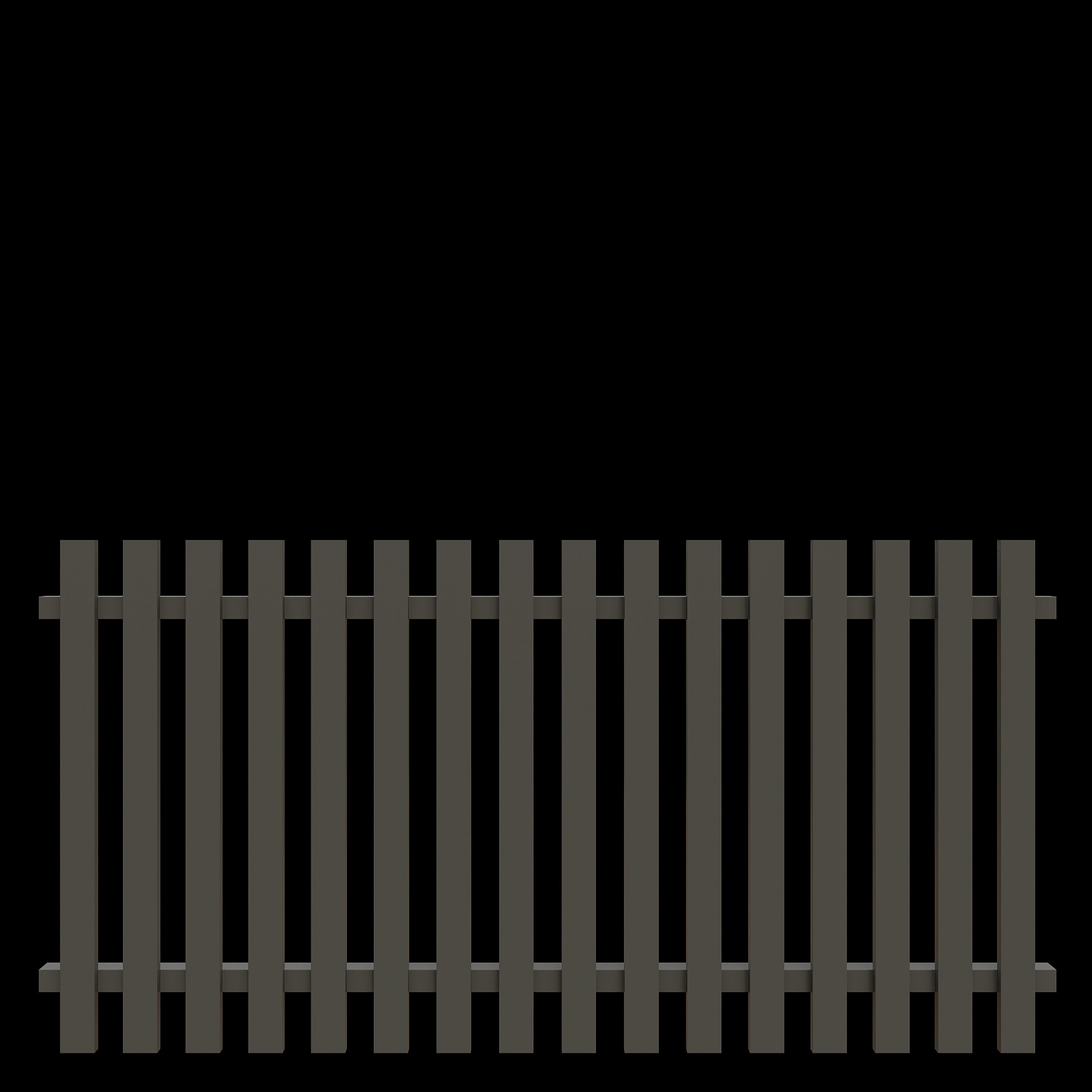 Tetzner & Jentzsch Gartenzaun »STRAND« robuste Aluminium-Elemente in verschiedenen Längen