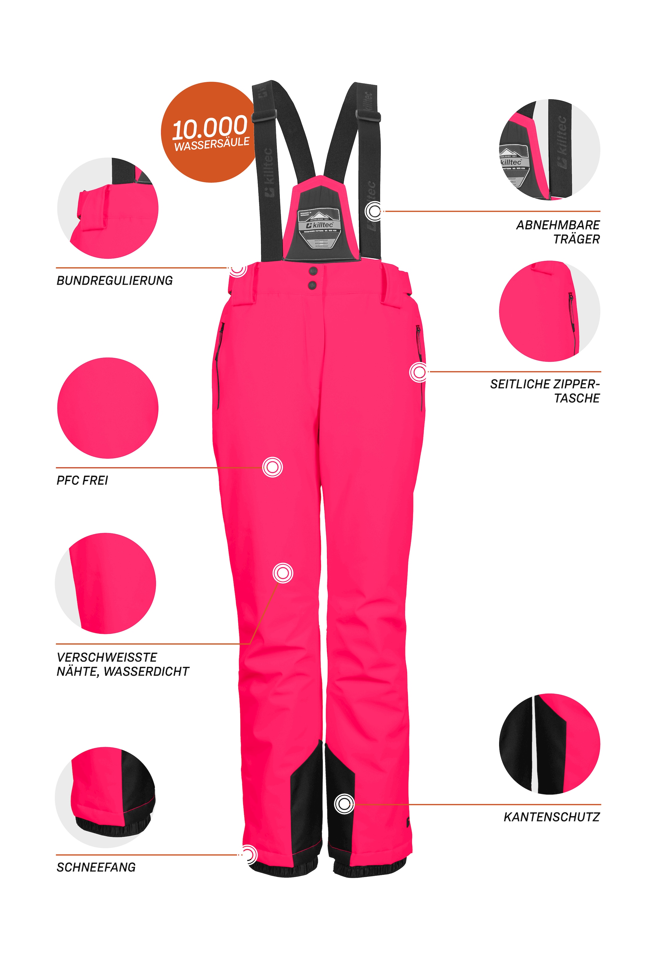 Killtec Skihose »KSW PNTS« 249 WMN SKI bestellen für BAUR 