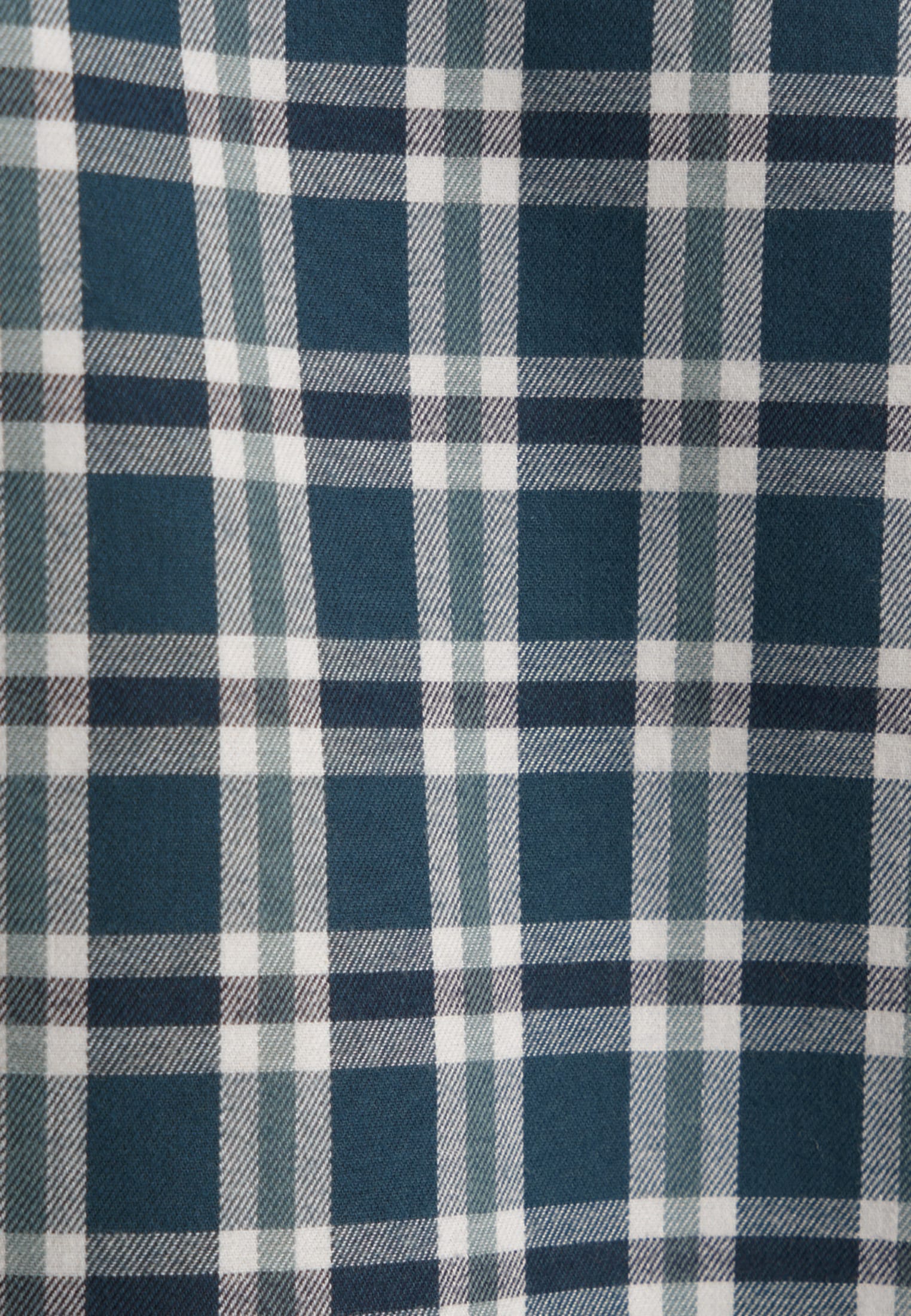 seidensticker Flanellhemd »Slim«, Slim Langarm Button-Down-Kragen Karo