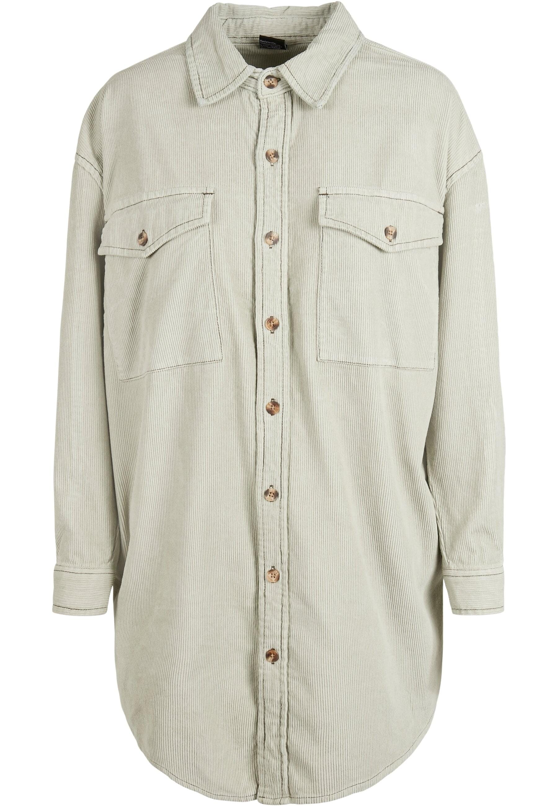 Hemdbluse »Urban Classics Damen Ladies Long Corduroy Overshirt«