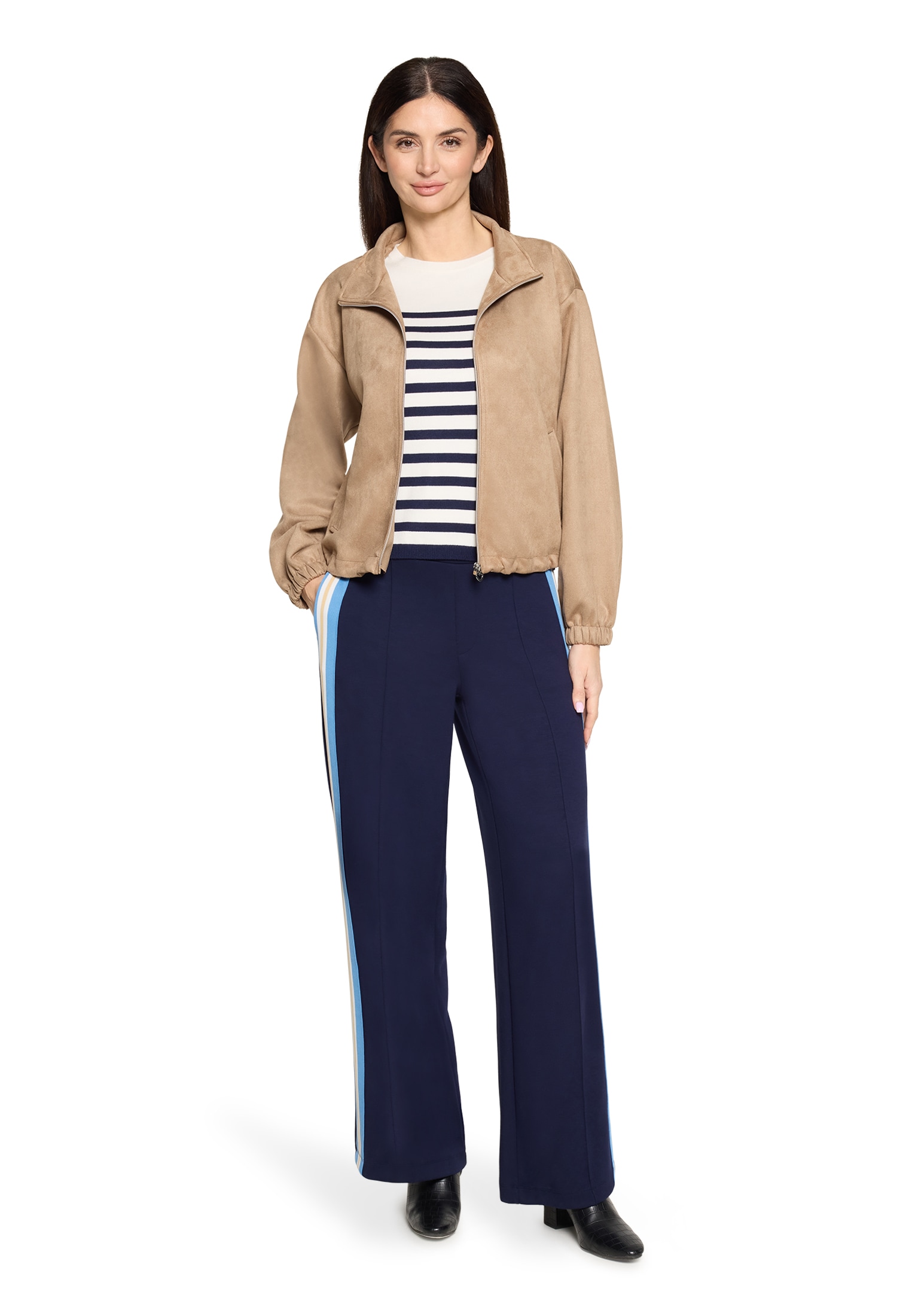 Cartoon Blouson »Damen mit Eingrifftaschen«