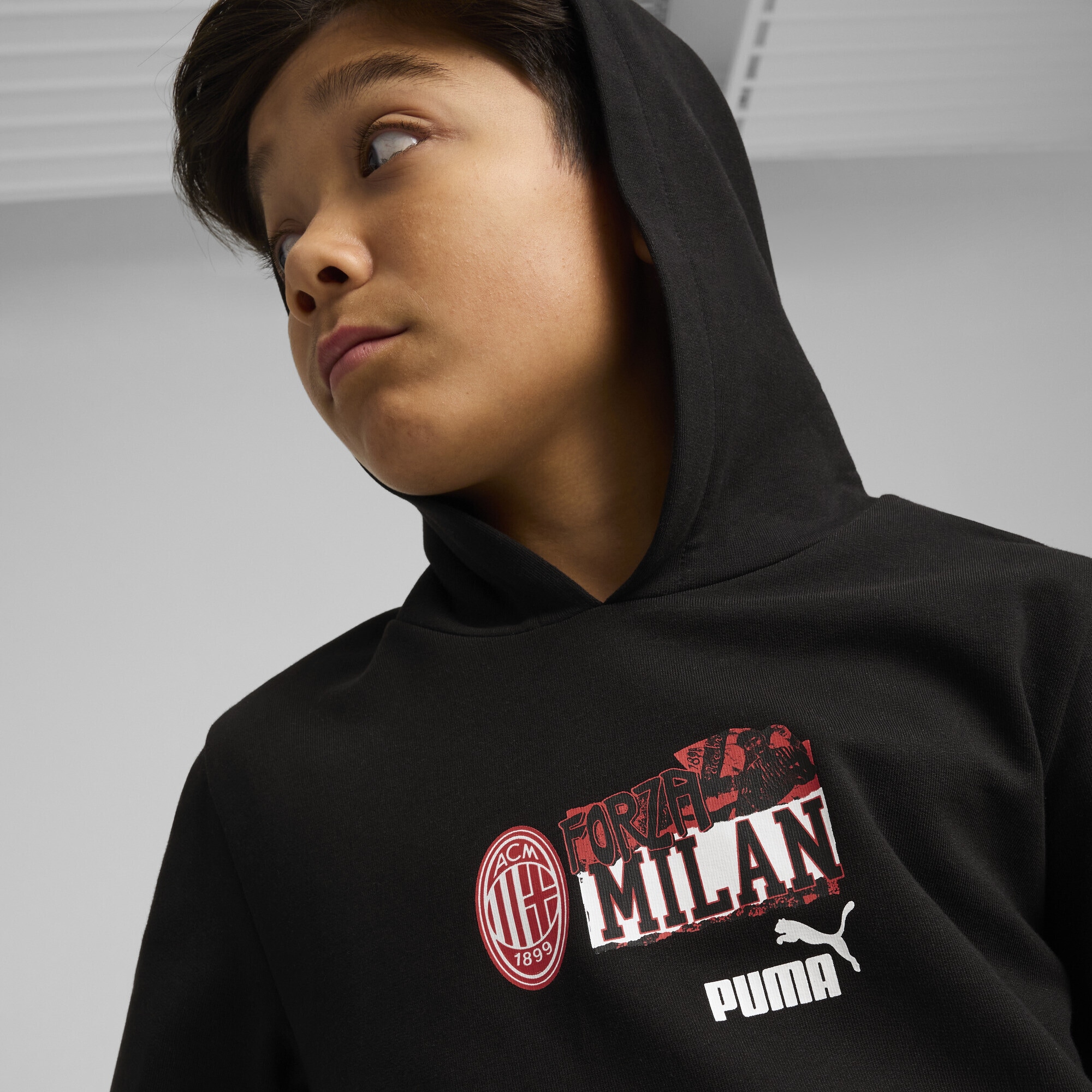 PUMA Trainingspullover »AC Milan ftblNRGY Hoodie Jugendliche«