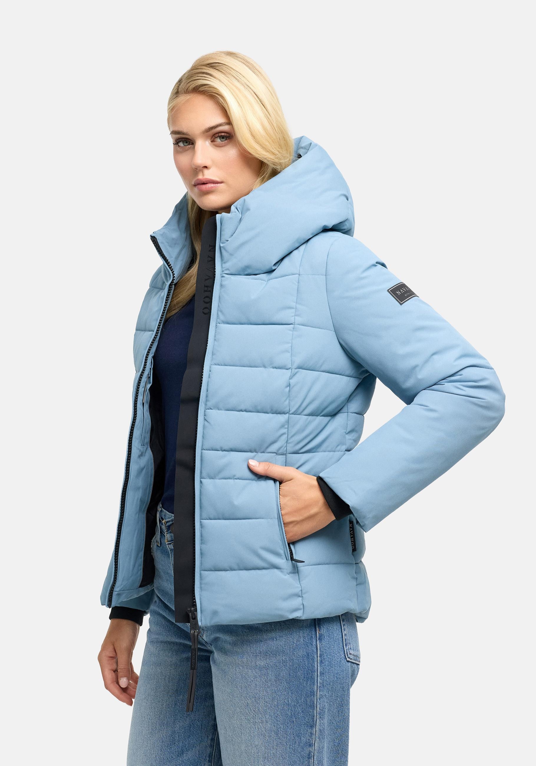Navahoo Outdoorjacke »Stepptänzchen XIV« mit Kapuze Warme Damen Steppjacke mit Kapuze