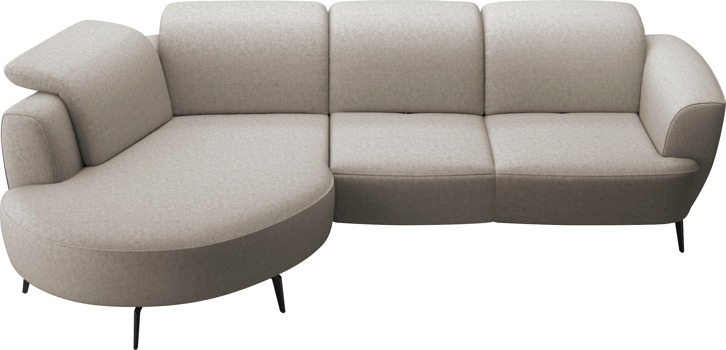 sit&more Ecksofa »Zoe«, ink.Sitztiefenverstellung, wahlweise mit Kopfteilverstellung